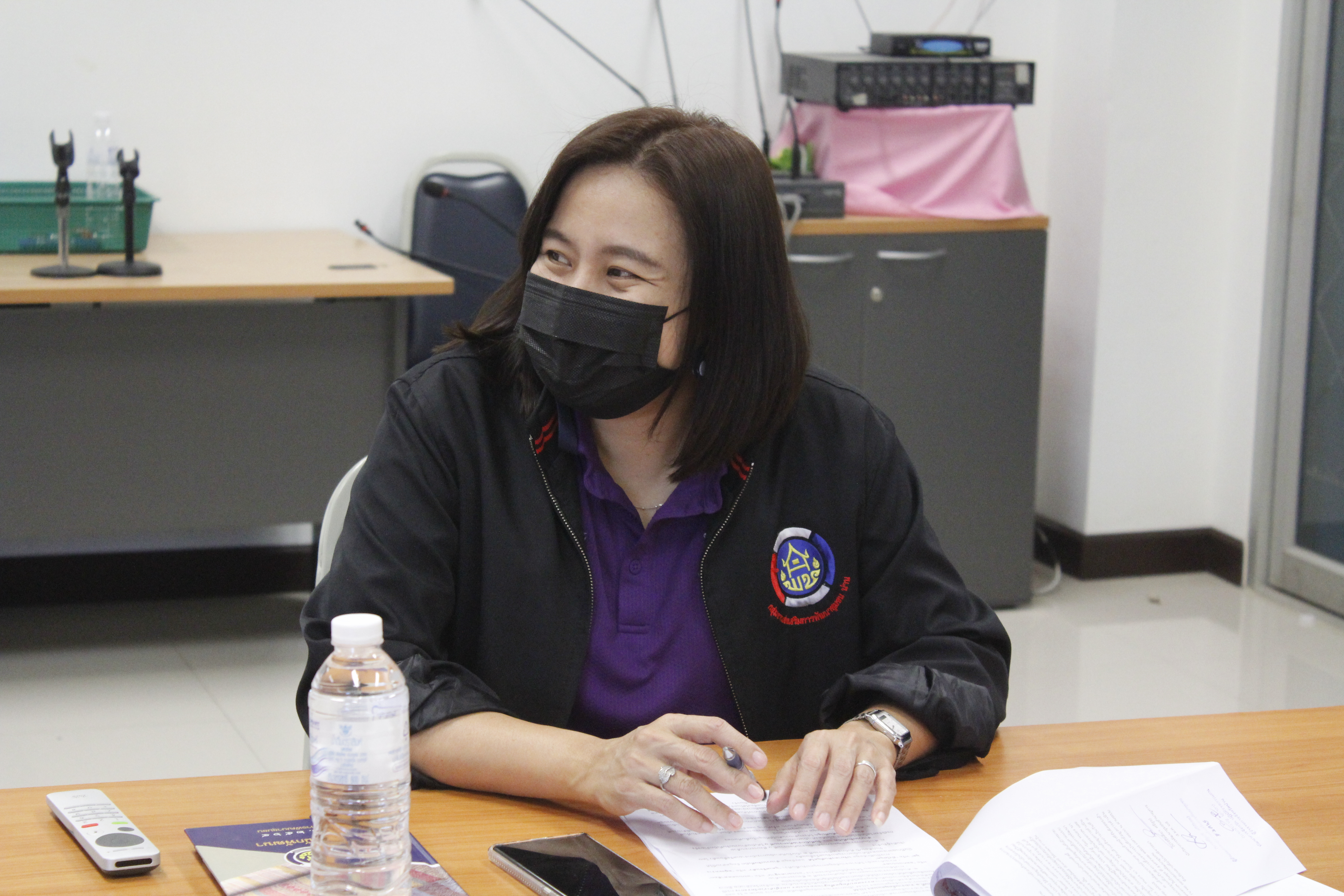 @ที่นี่เมืองน่าน@ พช.น่าน ร่วมประชุมชี้แจงการปรับปรุงแบบรายงานข้อมูลการดำเนินโครงการฯ โคก หนอง นาโมเดล