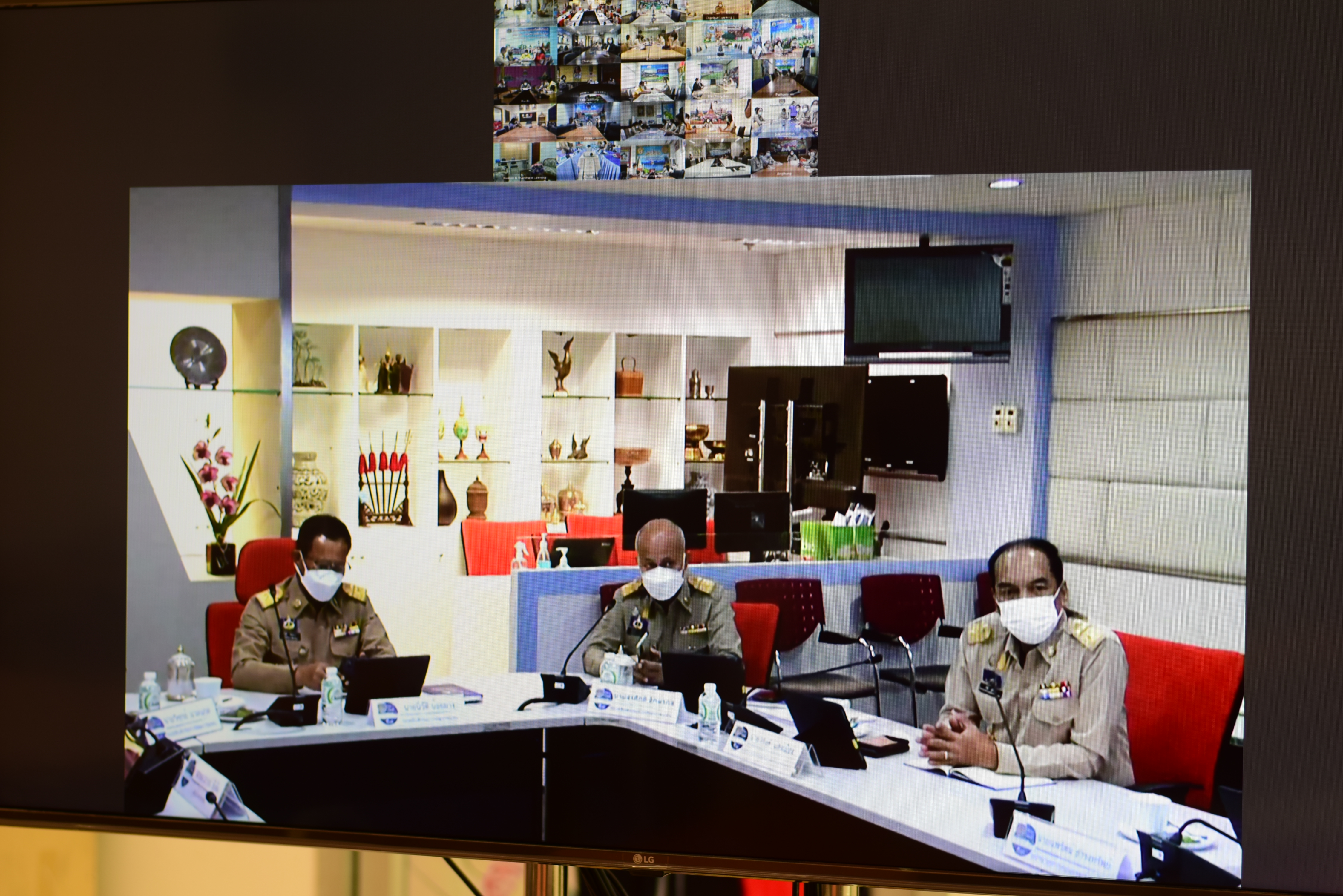 @ที่นี่เมืองน่าน@ พช.น่าน ร่วมประชุมกรมการพัฒนาชุมชน ครั้งที่ 1/2565 ผ่านระบบวิดีทัศน์ทางไกล Video Conference