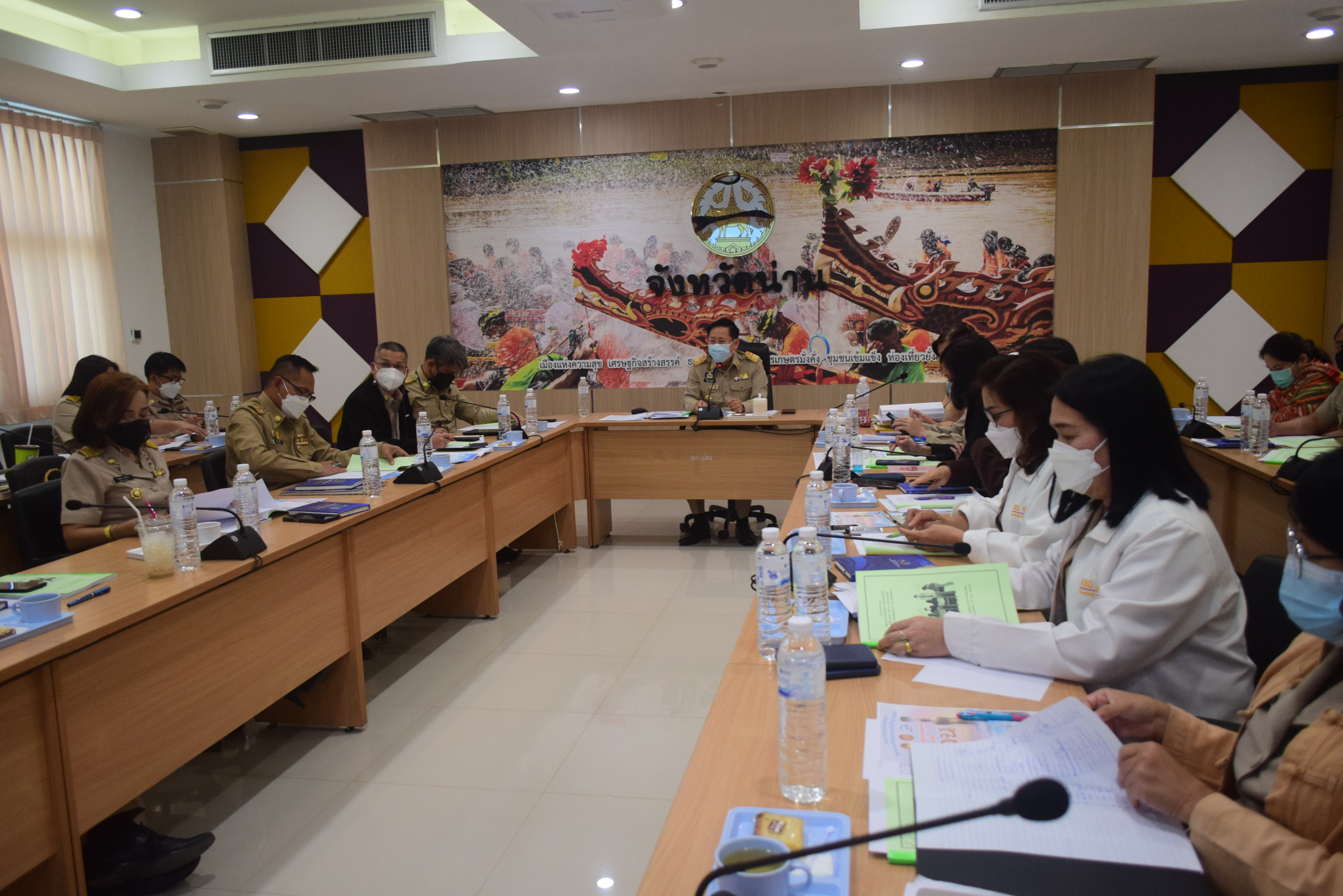 @ที่นี่เมืองน่าน@ พช.น่าน ประชุมพัฒนาการอำเภอ ผู้อำนวยการกลุ่มงาน และนักวิชาการพัฒนาชุมชนจังหวัด ครั้งที่ 2/2565