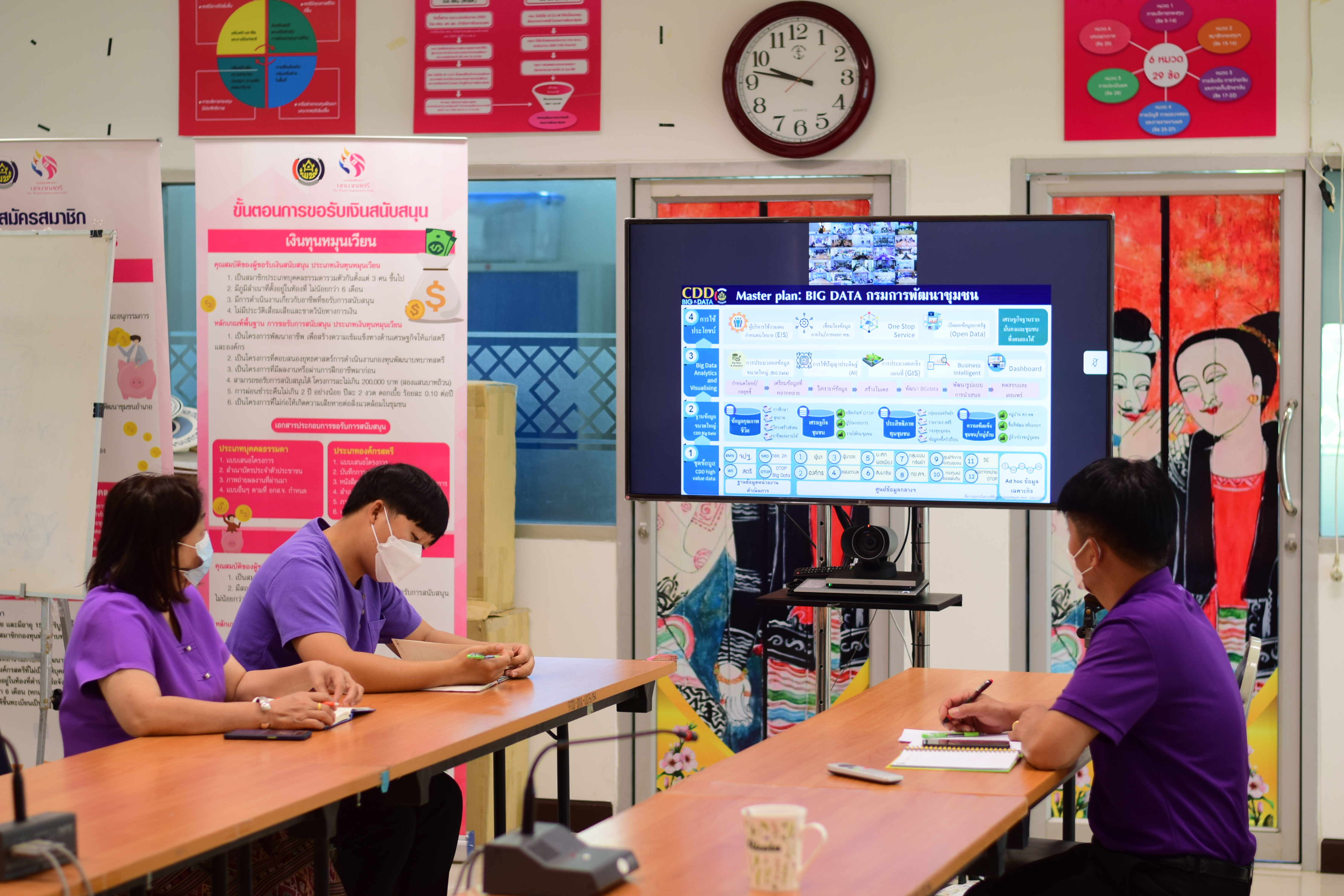 @ที่นี่เมืองน่าน@ พช.น่าน ร่วมประชุมสร้างความรู้ความเข้าใจการพัฒนาและใช้ประโยชน์ Big Data กรมการพัฒนาชุมชน (Big Data Literacy)