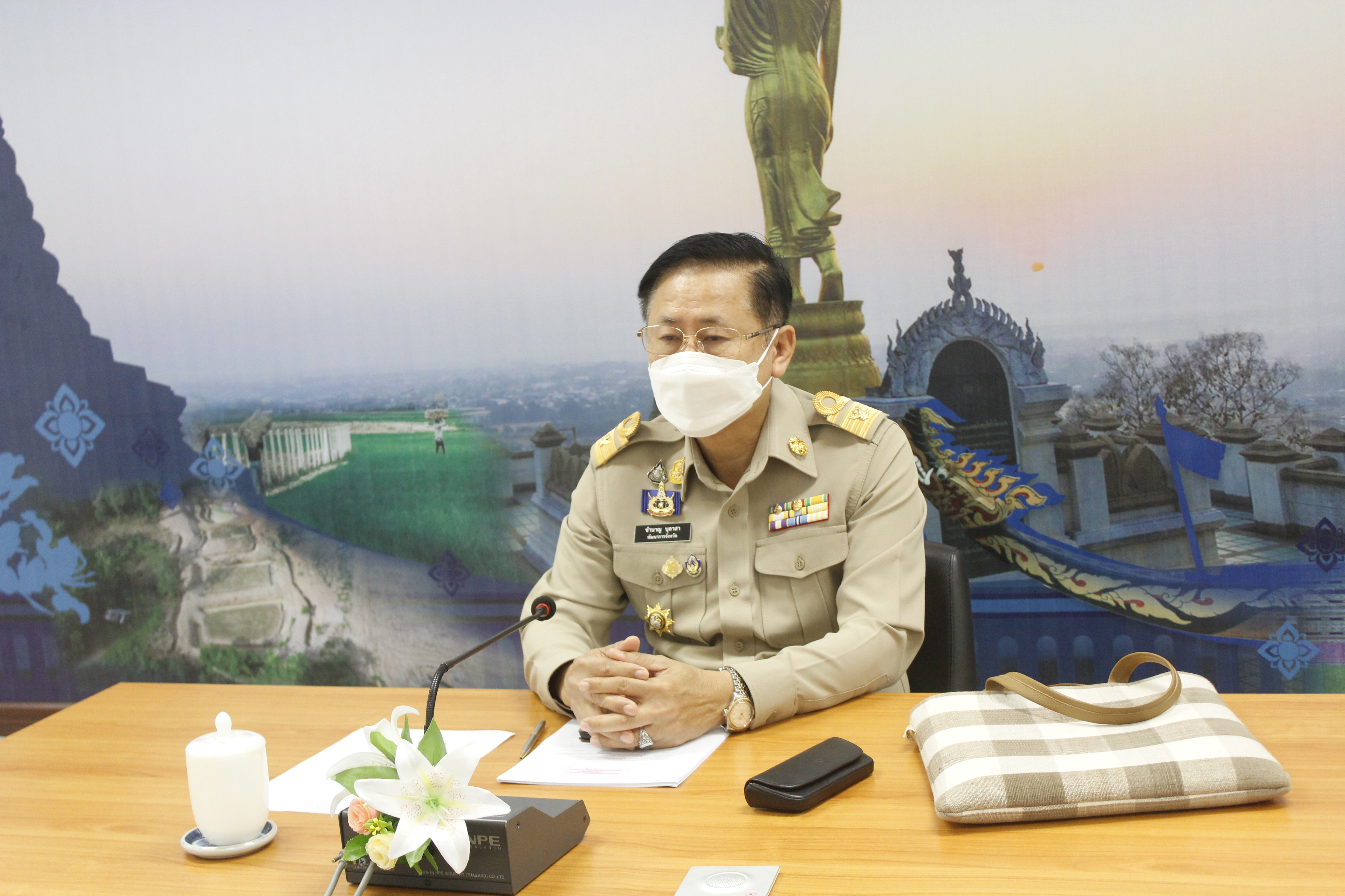 @ที่นี่เมืองน่าน@ พช.น่าน ร่วมประชุมกรมการพัฒนาชุมชนครั้งที่ 2/2565