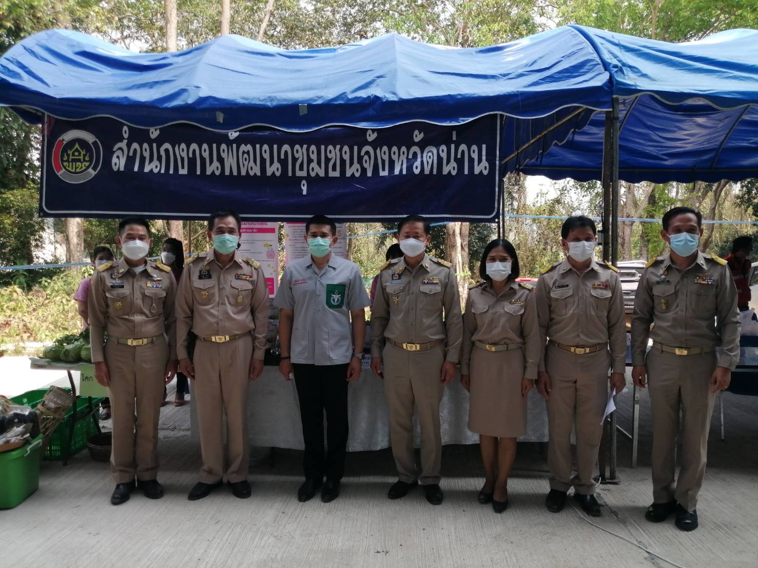 @ที่นี่เมืองน่าน@ พช.น่าน ร่วมจัดกิจกรรม “หน่วยบำบัดทุกข์ บำรุงสุข สร้างรอยยิ้มให้ประชาชน” ประจำปีงบประมาณ พ.ศ. 2565