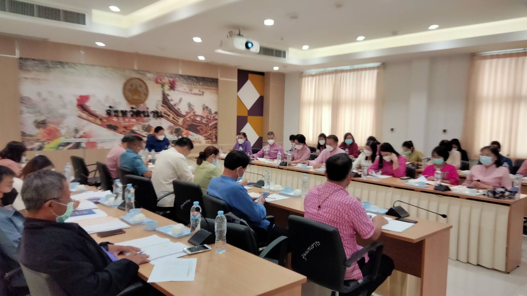 @ที่นี่เมืองน่าน@ พช.น่าน ประชุมพัฒนาการอำเภอและนักวิชาการพัฒนาชุมชนจังหวัดน่าน ครั้งที่ 4/2565