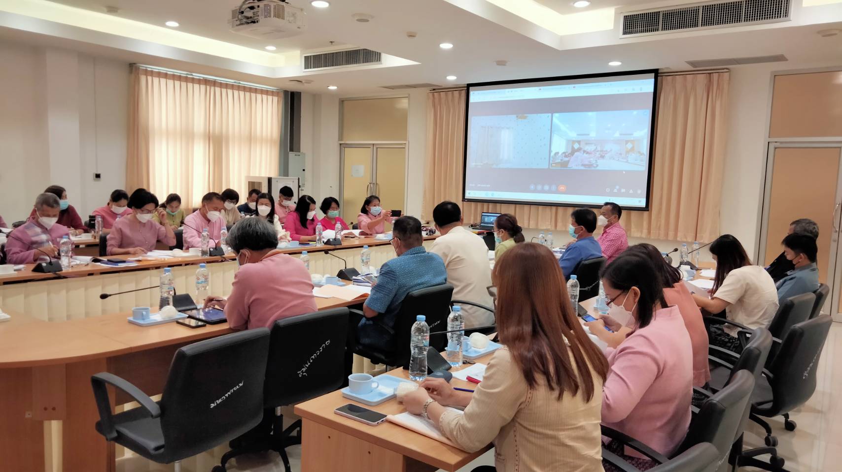 @ที่นี่เมืองน่าน@ พช.น่าน ประชุมพัฒนาการอำเภอและนักวิชาการพัฒนาชุมชนจังหวัดน่าน ครั้งที่ 4/2565