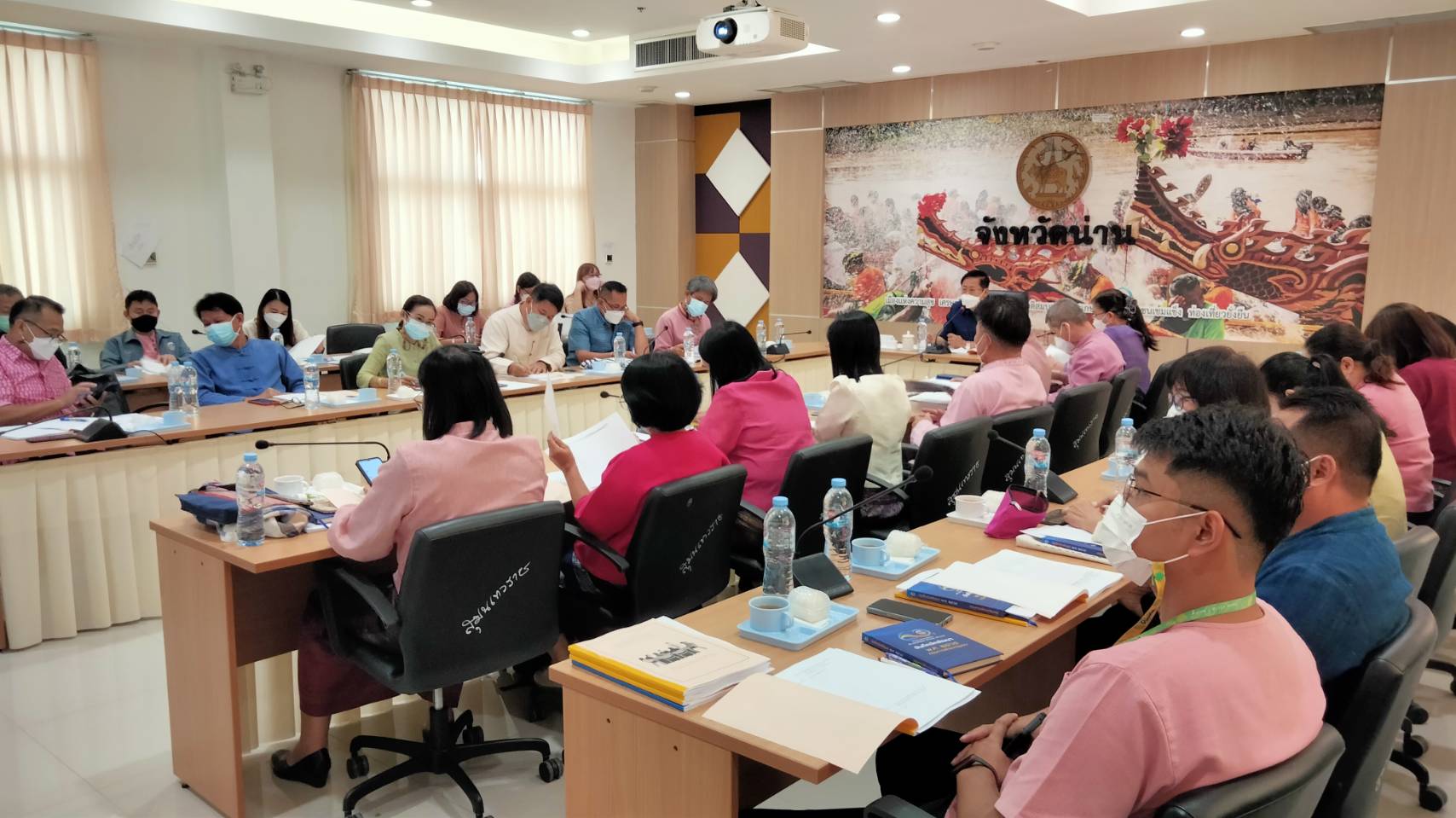 @ที่นี่เมืองน่าน@ พช.น่าน ประชุมพัฒนาการอำเภอและนักวิชาการพัฒนาชุมชนจังหวัดน่าน ครั้งที่ 4/2565