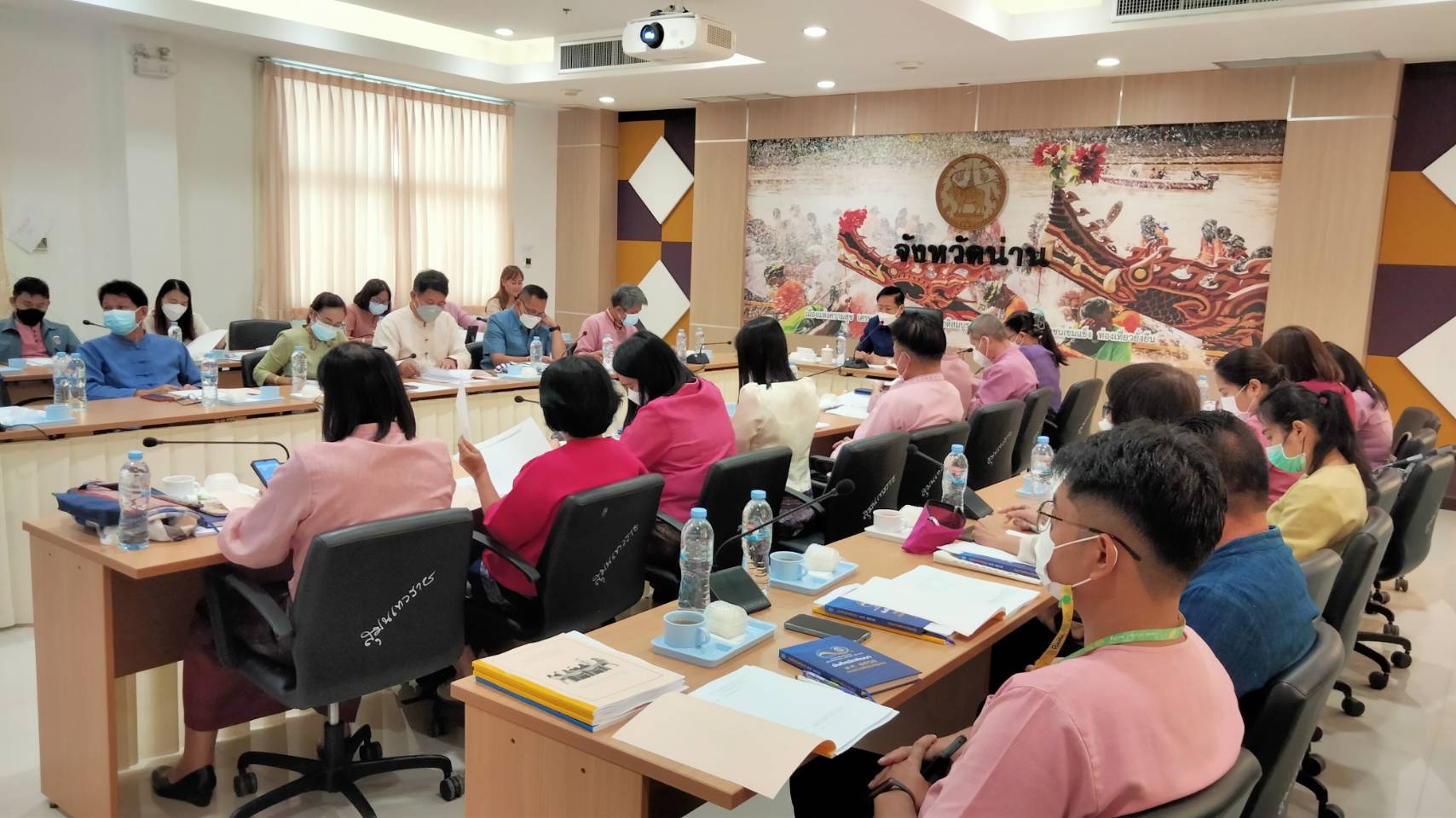 @ที่นี่เมืองน่าน@ พช.น่าน ประชุมพัฒนาการอำเภอและนักวิชาการพัฒนาชุมชนจังหวัดน่าน ครั้งที่ 4/2565