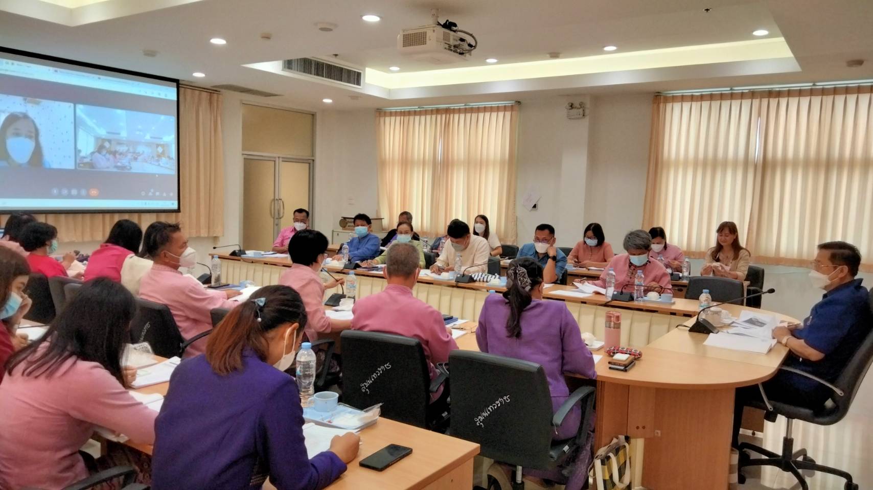 @ที่นี่เมืองน่าน@ พช.น่าน ประชุมพัฒนาการอำเภอและนักวิชาการพัฒนาชุมชนจังหวัดน่าน ครั้งที่ 4/2565