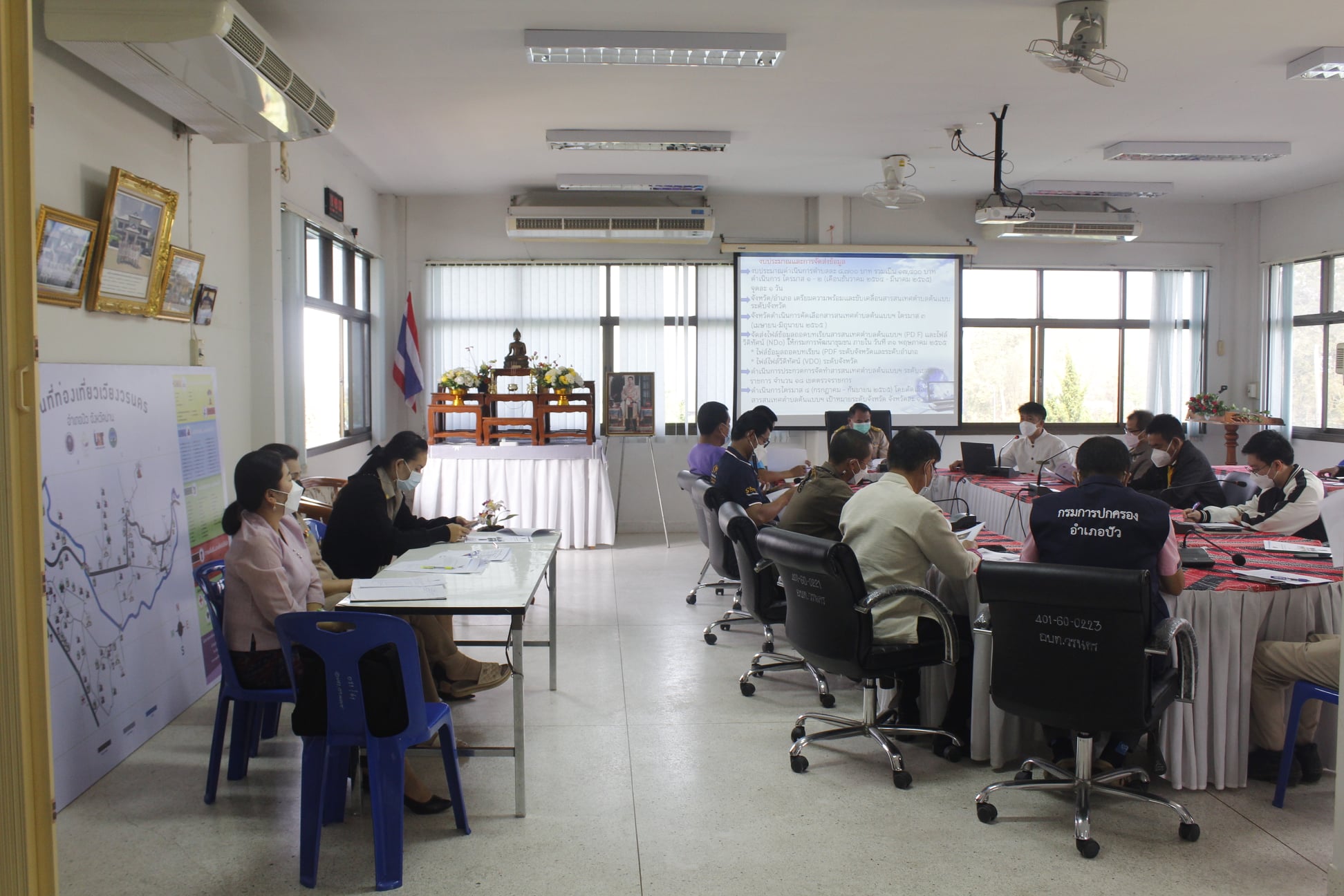 @ที่นี่เมืองน่าน@ พช.น่าน ประชุมเชิงปฏิบัติการเตรียมความพร้อมการจัดทำสารสนเทศตำบลต้นแบบเพื่อพัฒนาคุณภาพชีวิต ปีงบประมาณ 2565