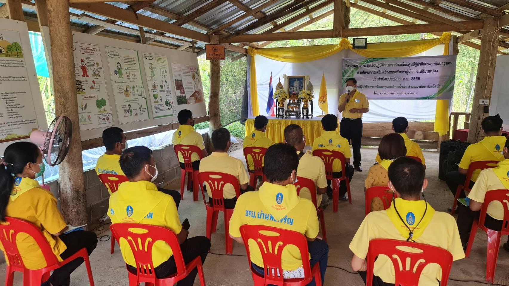 @ที่นี่เมืองน่าน@ พช.น่าน ประชุมเชิงปฏิบัติการขับเคลื่อนศูนย์ผู้นำจิตอาสาพัฒนาชุมชนตามโครงการเสริมสร้างและพัฒนาผู้นำการเปลี่ยนแปลง ประจำปีงบประมาณ พ.ศ.2565