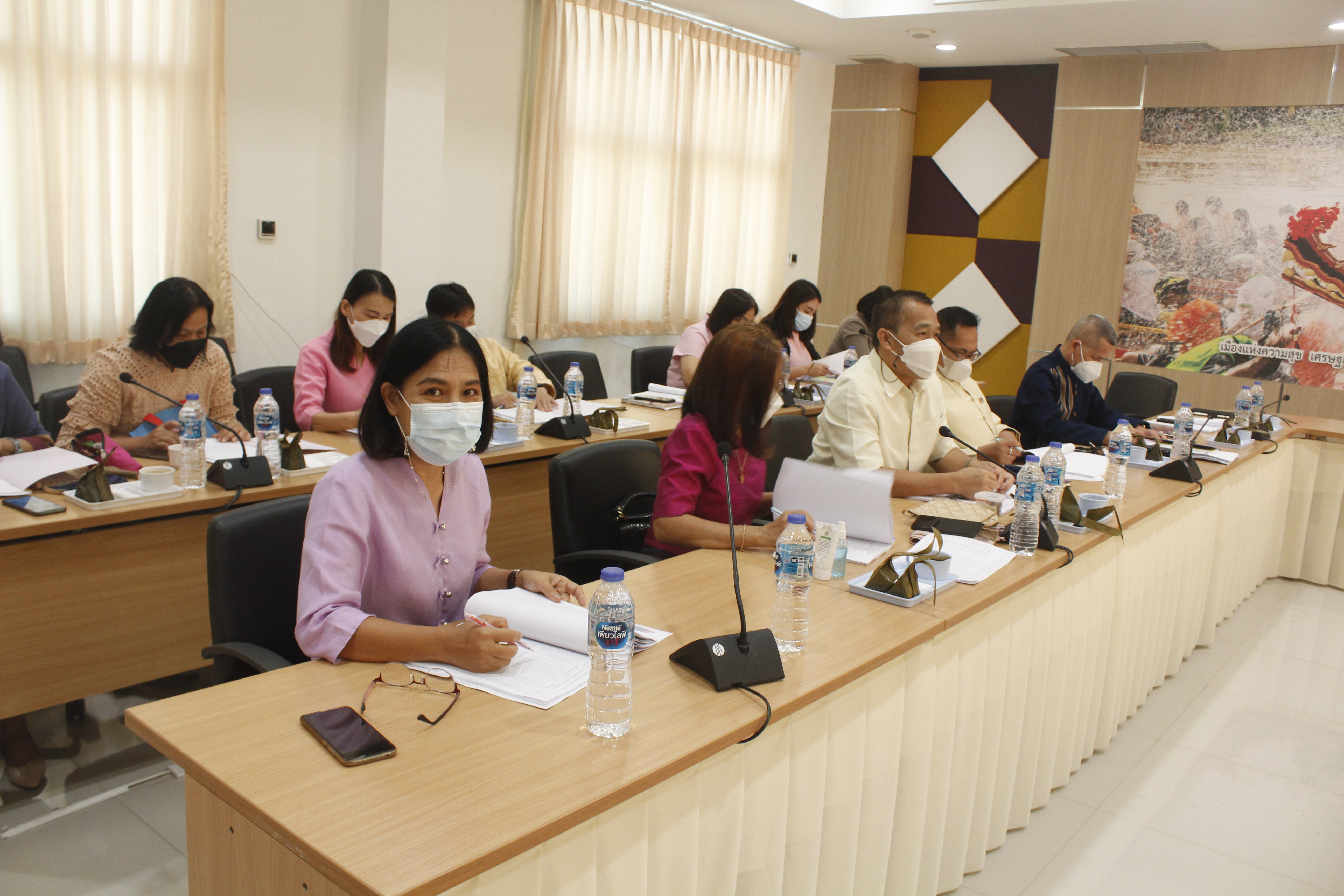 @ที่นี่เมืองน่าน@ พช.น่าน ประชุมพัฒนาการอำเภอ ผู้อำนวยการกลุ่มงาน และนักวิชาการพัฒนาชุมชนจังหวัด ครั้งที่ 3/2565