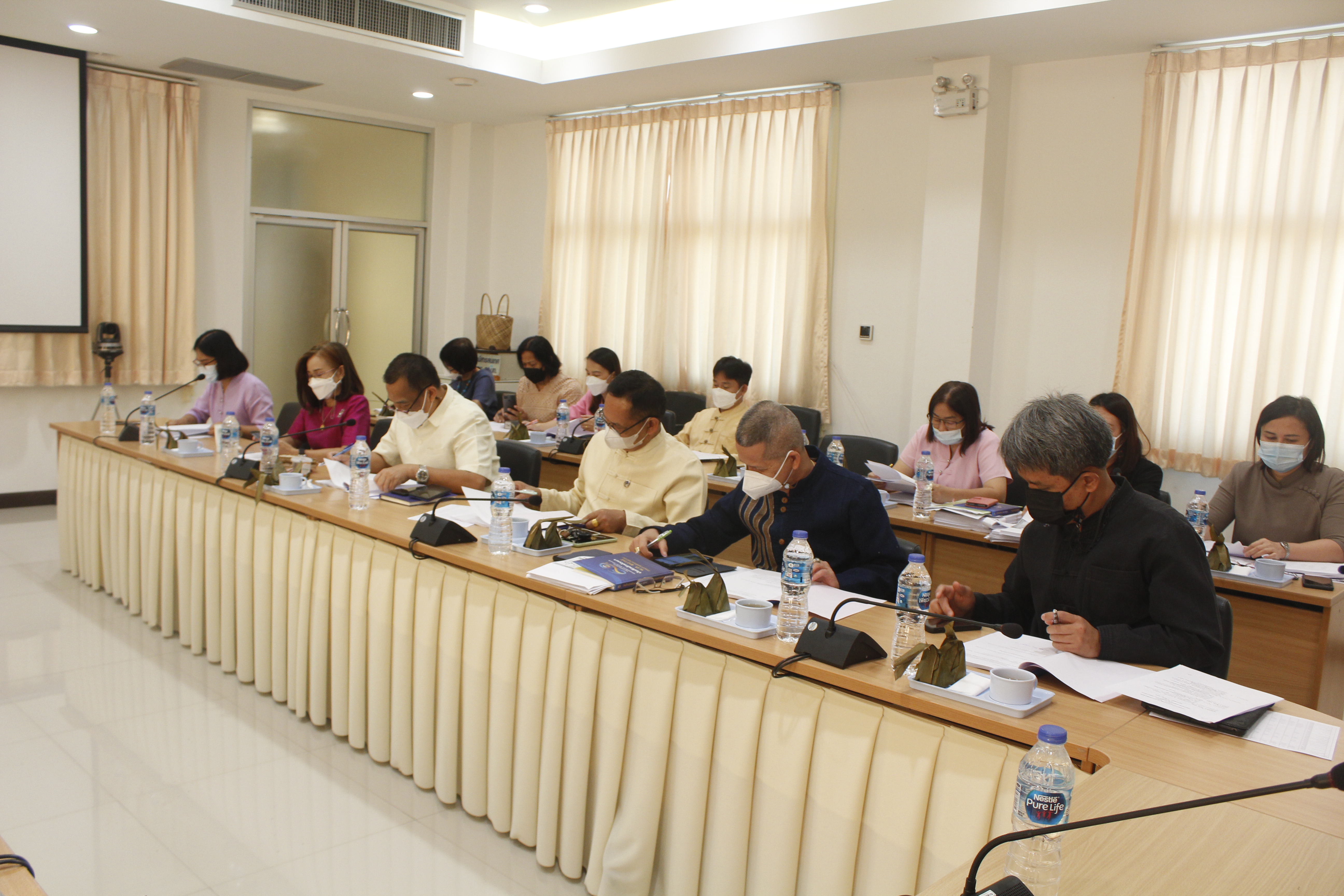 @ที่นี่เมืองน่าน@ พช.น่าน ประชุมพัฒนาการอำเภอ ผู้อำนวยการกลุ่มงาน และนักวิชาการพัฒนาชุมชนจังหวัด ครั้งที่ 3/2565