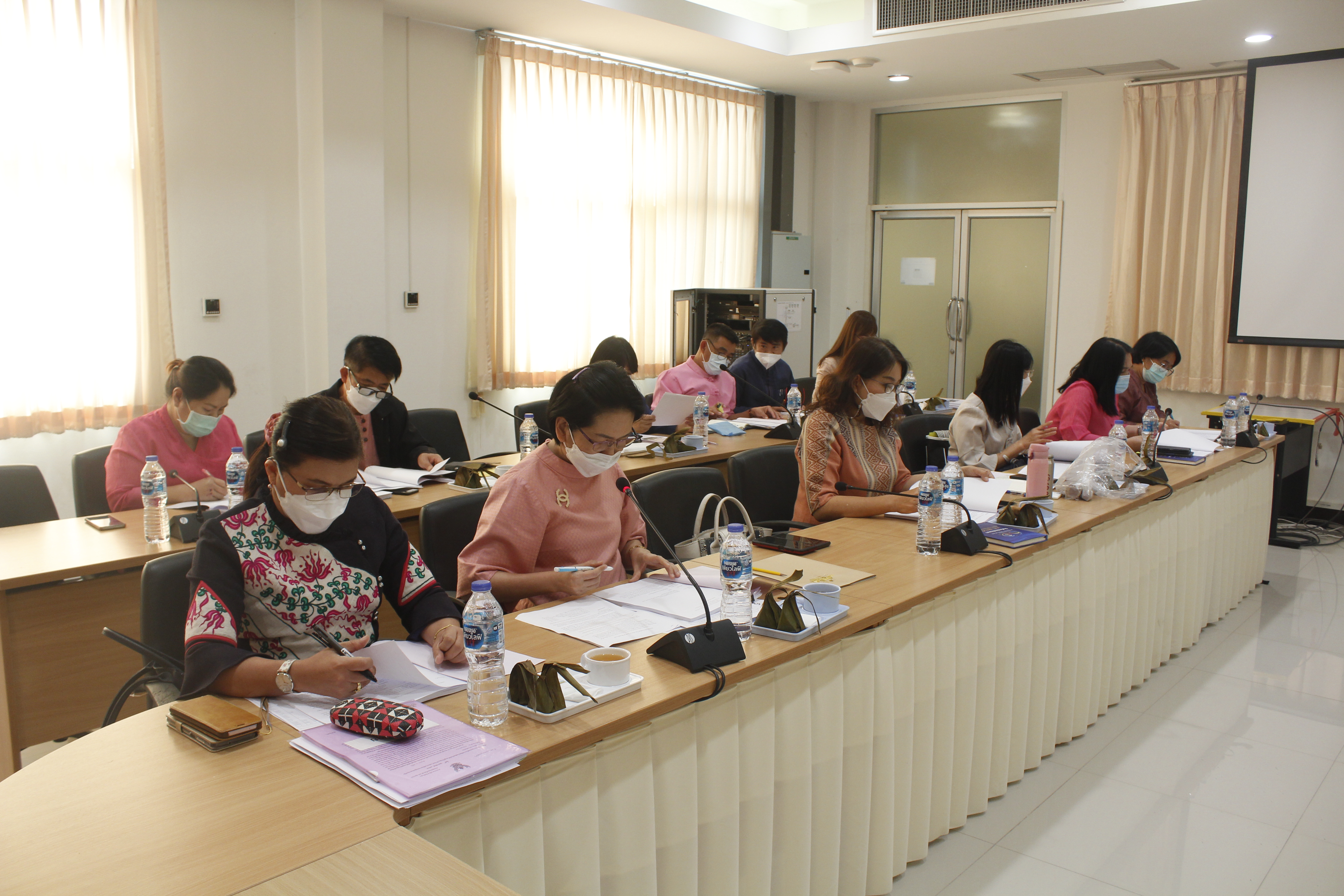 @ที่นี่เมืองน่าน@ พช.น่าน ประชุมพัฒนาการอำเภอ ผู้อำนวยการกลุ่มงาน และนักวิชาการพัฒนาชุมชนจังหวัด ครั้งที่ 3/2565