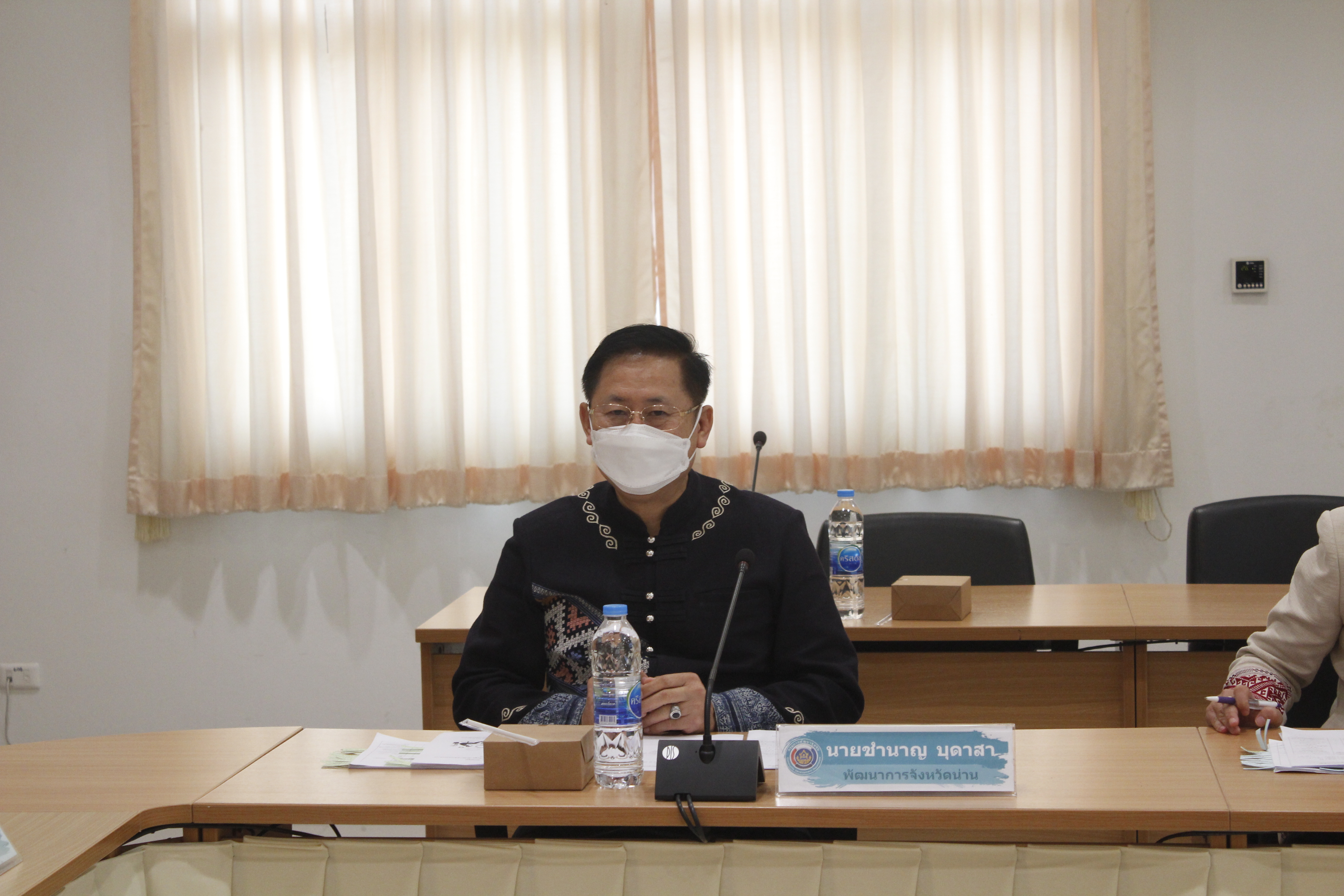 @ที่นี่เมืองน่าน@ พช.น่าน ประชุมคณะทำงานช่วยเหลือครัวเรือนที่มีปัญหาด้านที่อยู่อาศัยสภาพบ้านคงทนถาวร ครั้งที่ 1 /2565