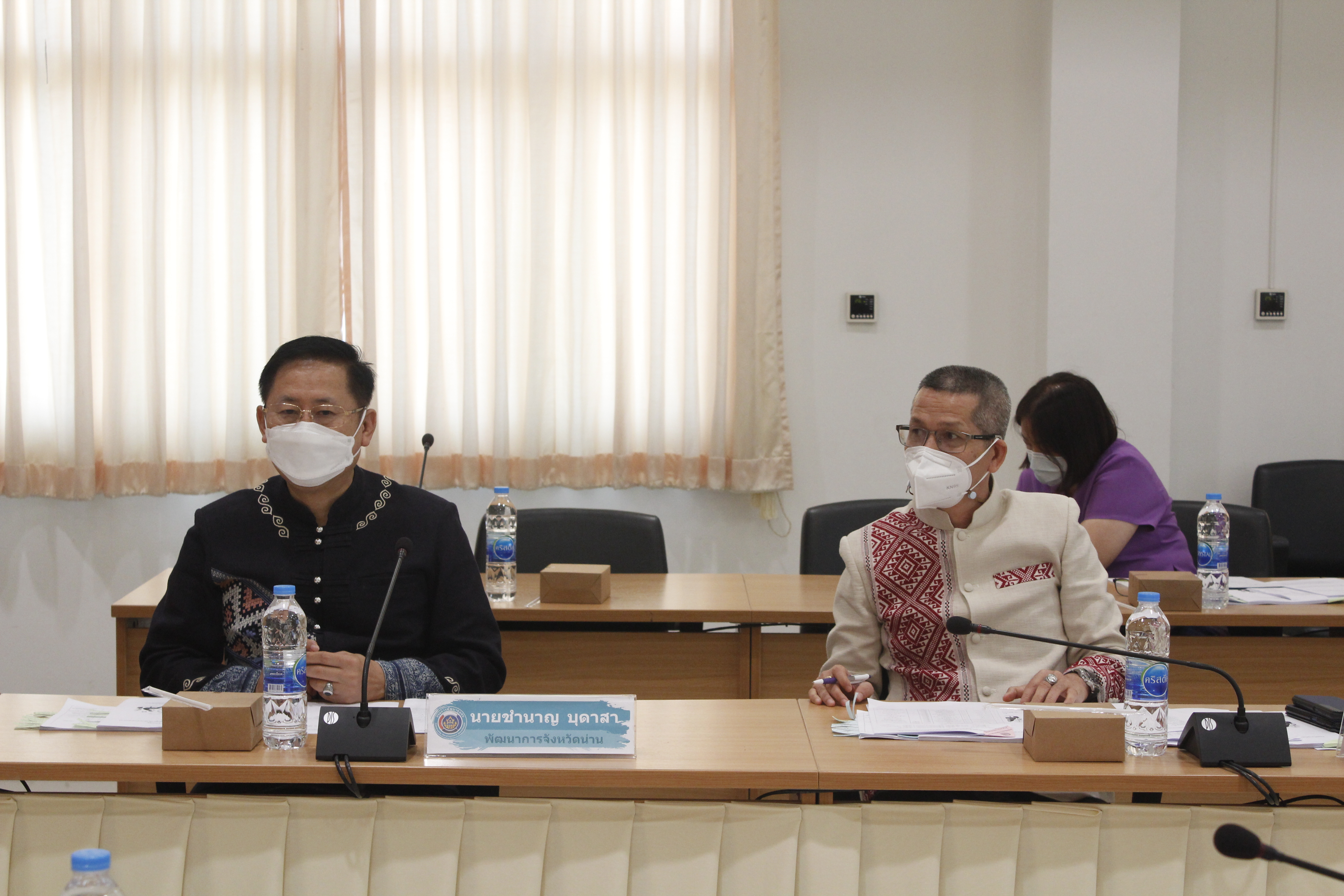 @ที่นี่เมืองน่าน@ พช.น่าน ประชุมคณะทำงานช่วยเหลือครัวเรือนที่มีปัญหาด้านที่อยู่อาศัยสภาพบ้านคงทนถาวร ครั้งที่ 1 /2565