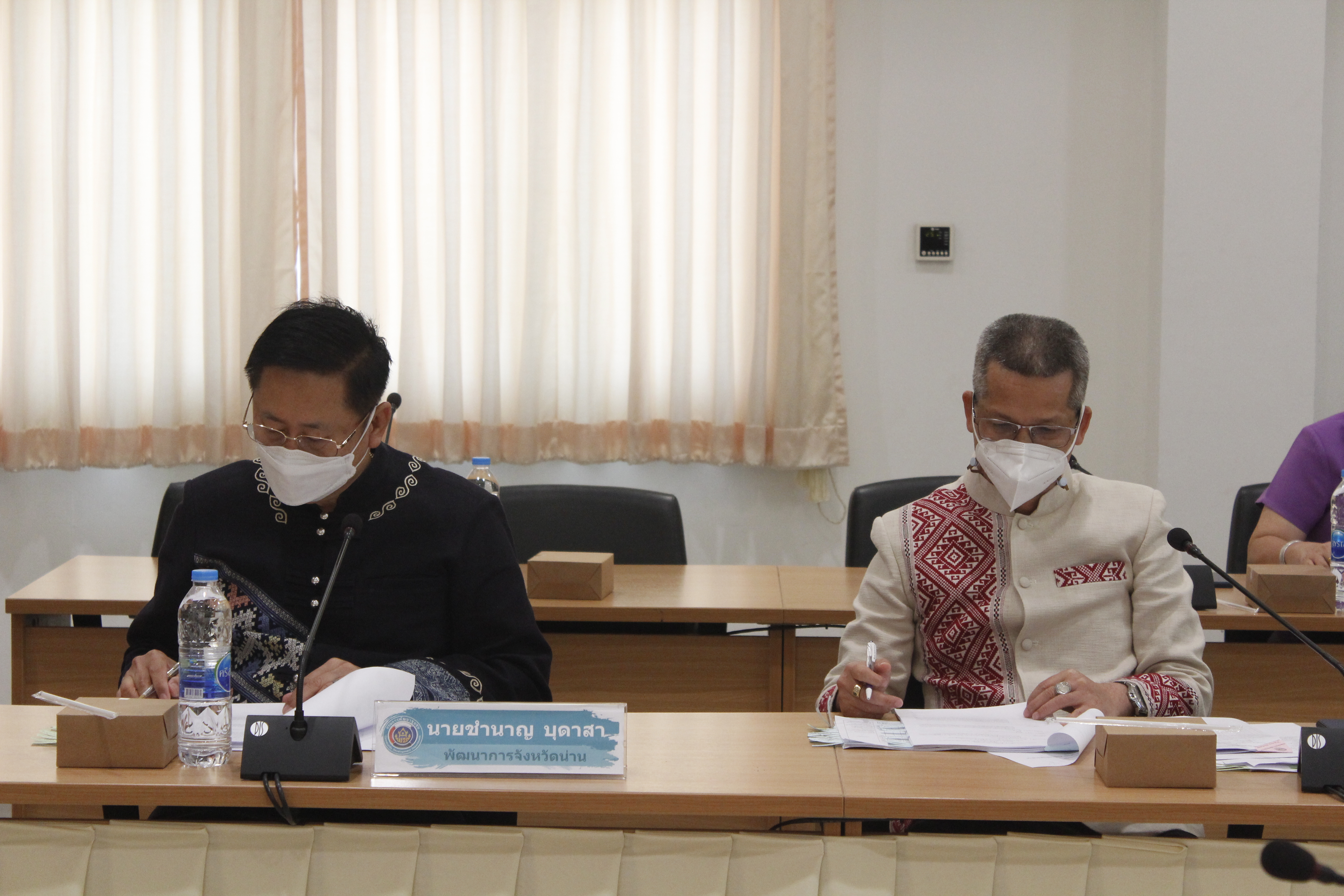 @ที่นี่เมืองน่าน@ พช.น่าน ประชุมคณะทำงานช่วยเหลือครัวเรือนที่มีปัญหาด้านที่อยู่อาศัยสภาพบ้านคงทนถาวร ครั้งที่ 1 /2565