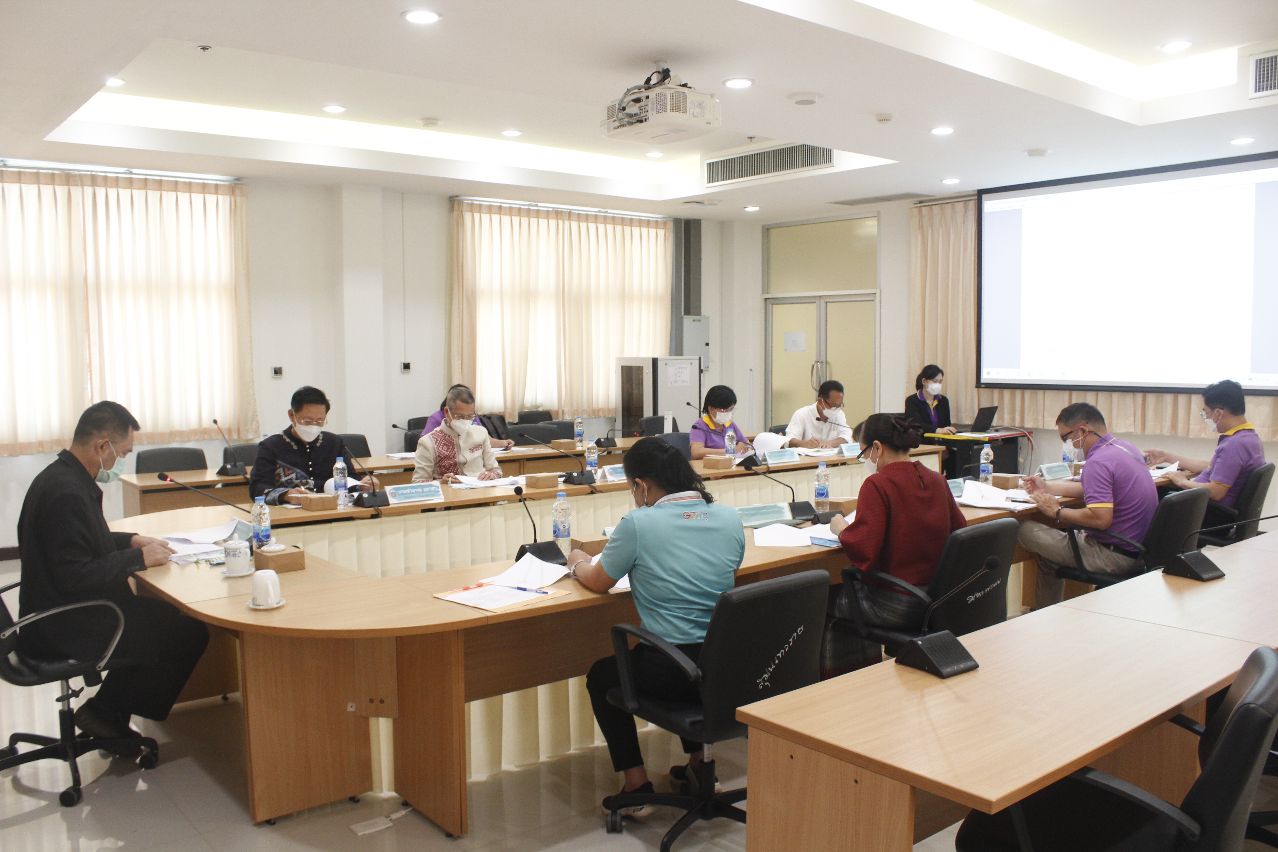 @ที่นี่เมืองน่าน@ พช.น่าน ประชุมคณะทำงานช่วยเหลือครัวเรือนที่มีปัญหาด้านที่อยู่อาศัยสภาพบ้านคงทนถาวร ครั้งที่ 1 /2565