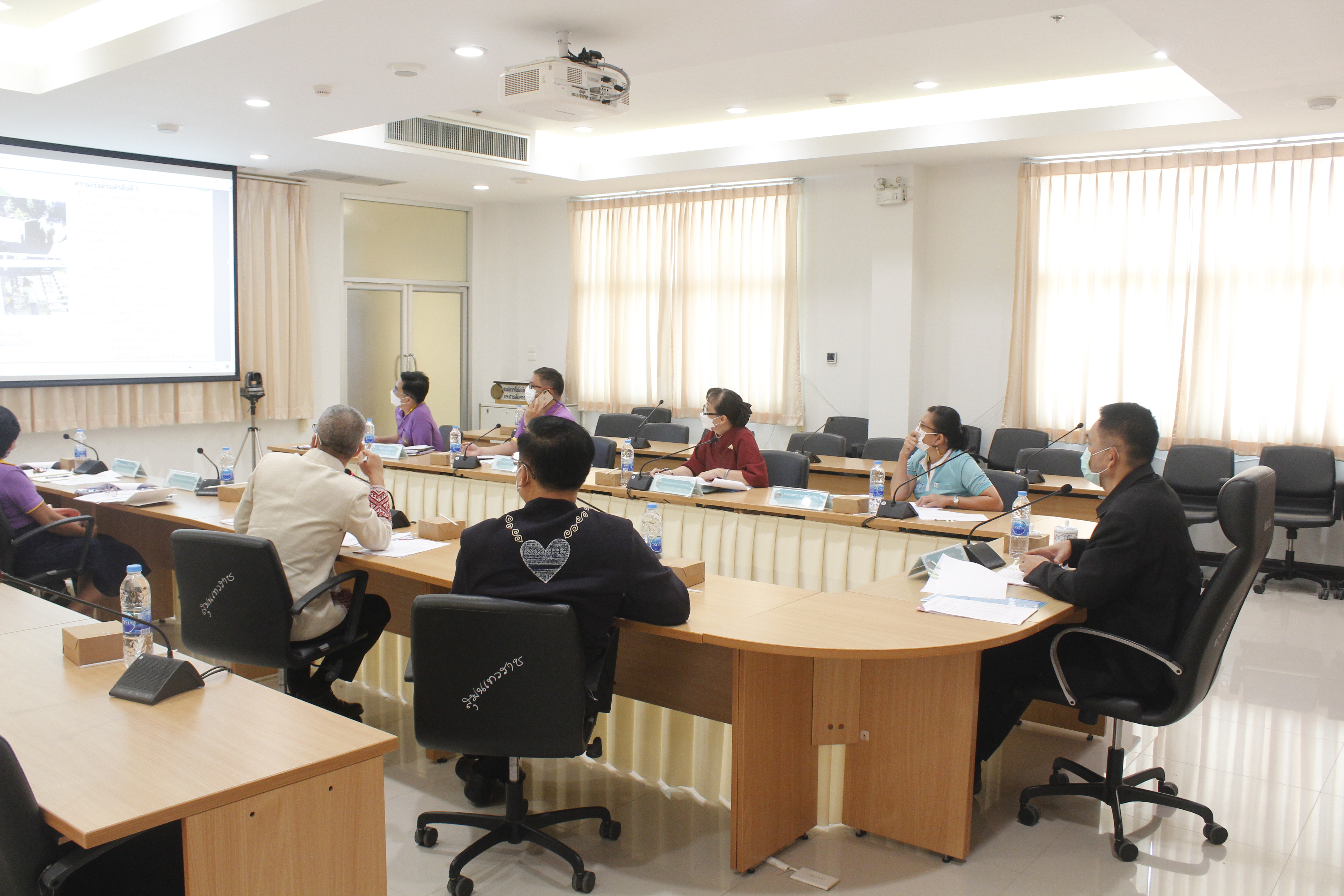 @ที่นี่เมืองน่าน@ พช.น่าน ประชุมคณะทำงานช่วยเหลือครัวเรือนที่มีปัญหาด้านที่อยู่อาศัยสภาพบ้านคงทนถาวร ครั้งที่ 1 /2565