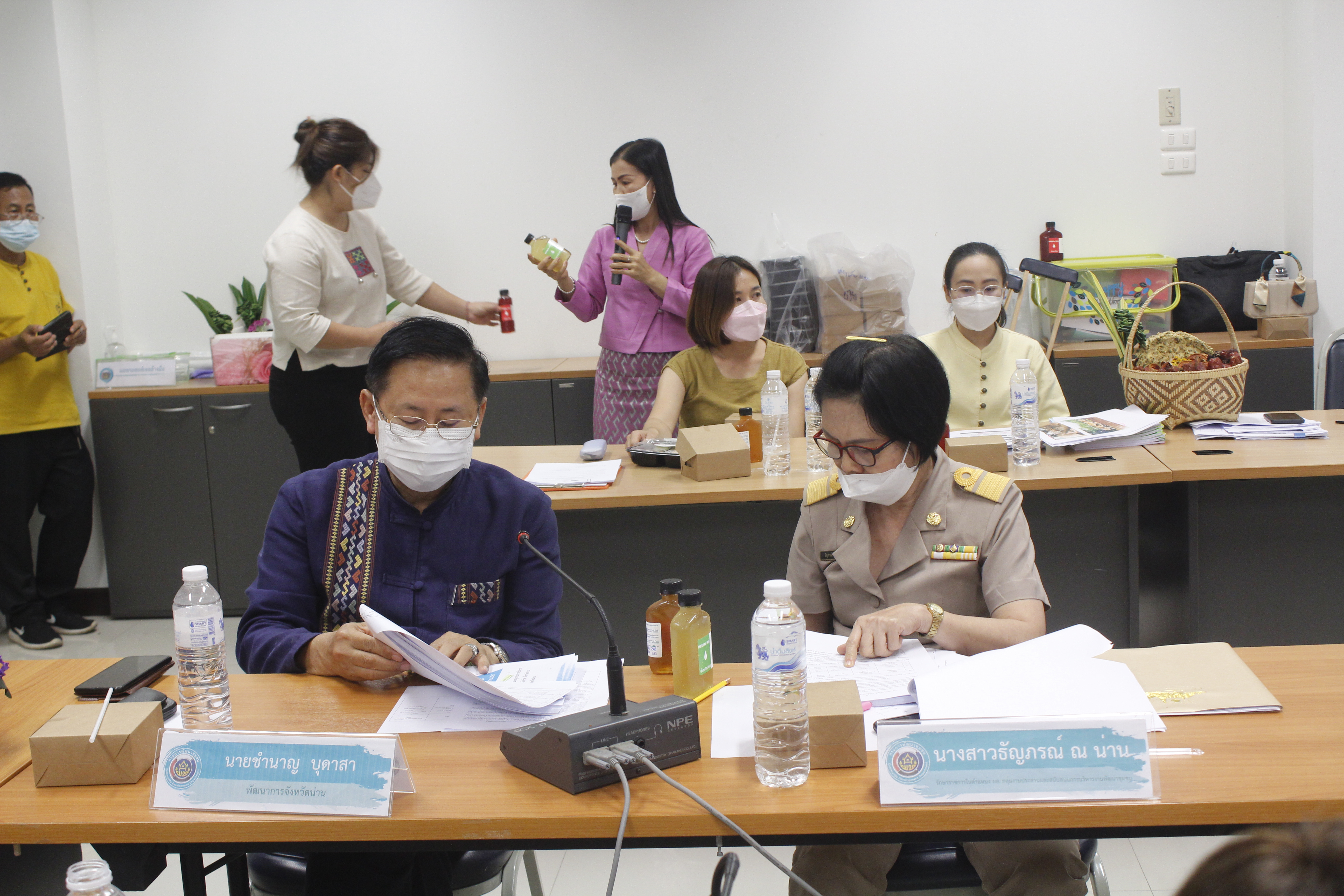 @ที่นี่เมืองน่าน@ พช.น่าน ประชุมคณะอนุกรรมการบริหารกองทุนพัฒนาบทบาทสตรีระดับจังหวัด จังหวัดน่าน ครั้งที่ 5/2565