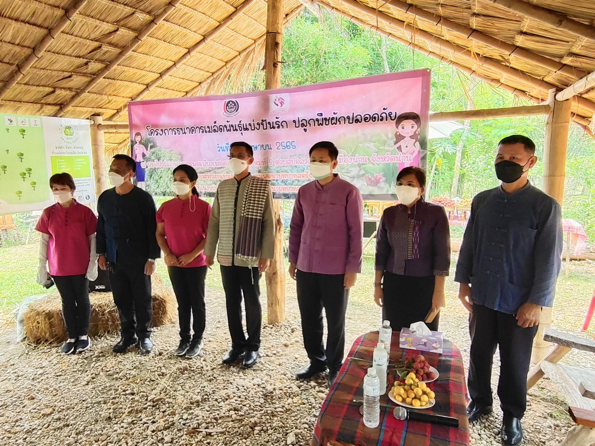 @ที่นี่เมืองน่าน@ สตรีจังหวัดน่านดำเนินโครงการธนาคารเมล็ดพันธุ์แบ่งปันรัก ปลูกพืชผักปลอดภัย