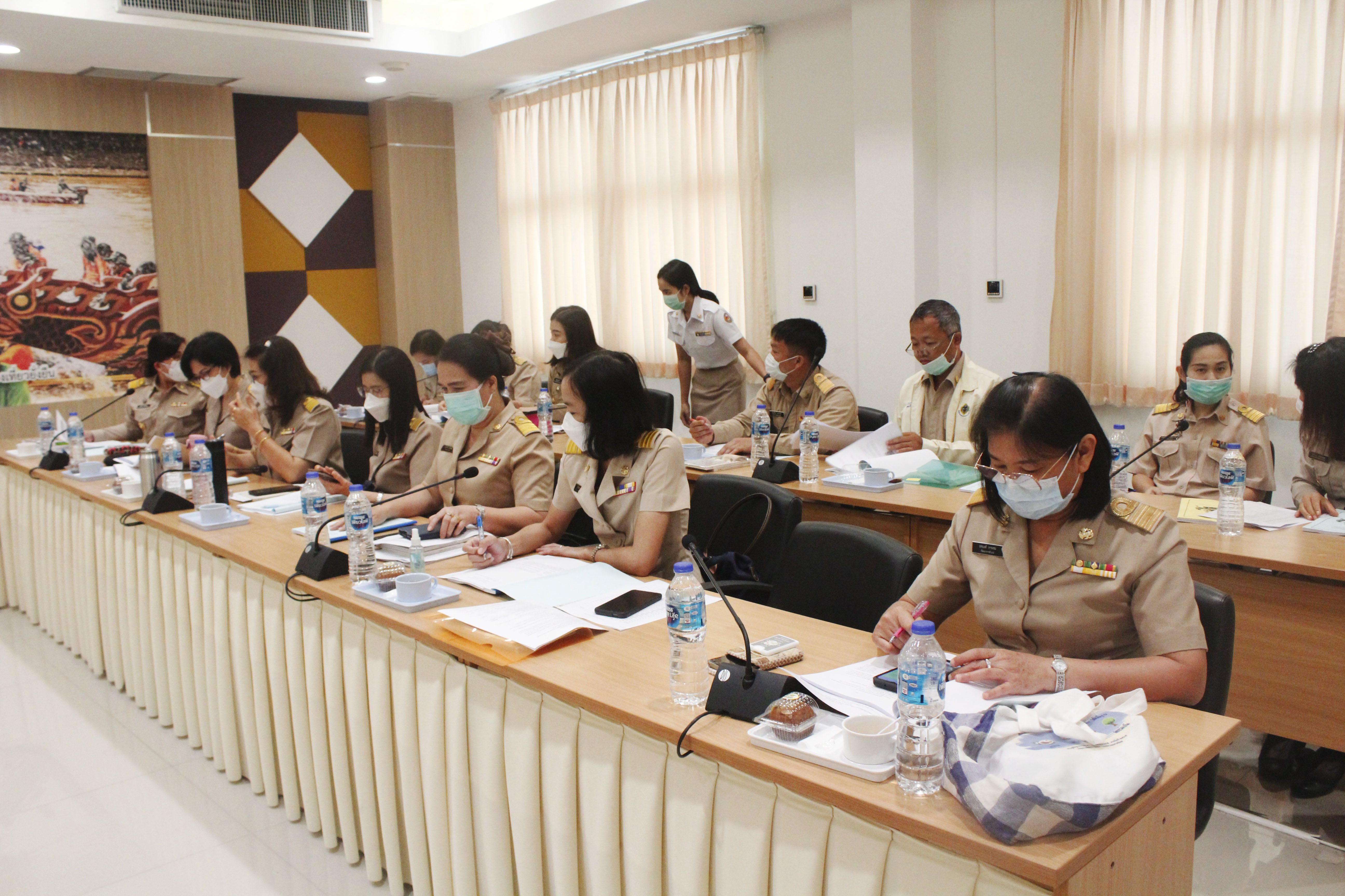 @ที่นี่เมืองน่าน@ พช.น่าน ประชุมพัฒนาการอำเภอและนักวิชาการพัฒนาชุมชนจังหวัดน่าน ครั้งที่ 5/2565