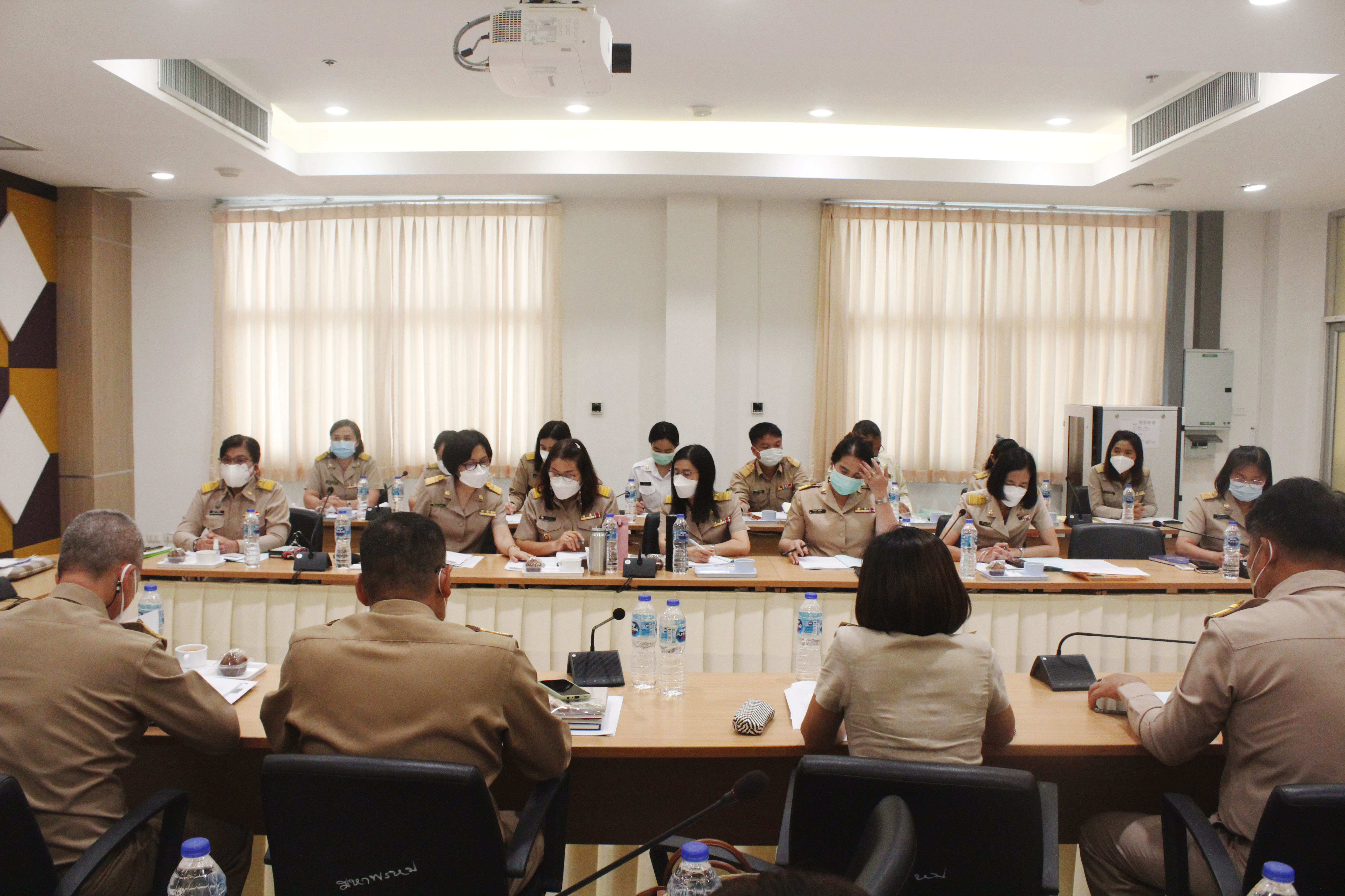 @ที่นี่เมืองน่าน@ พช.น่าน ประชุมพัฒนาการอำเภอและนักวิชาการพัฒนาชุมชนจังหวัดน่าน ครั้งที่ 5/2565