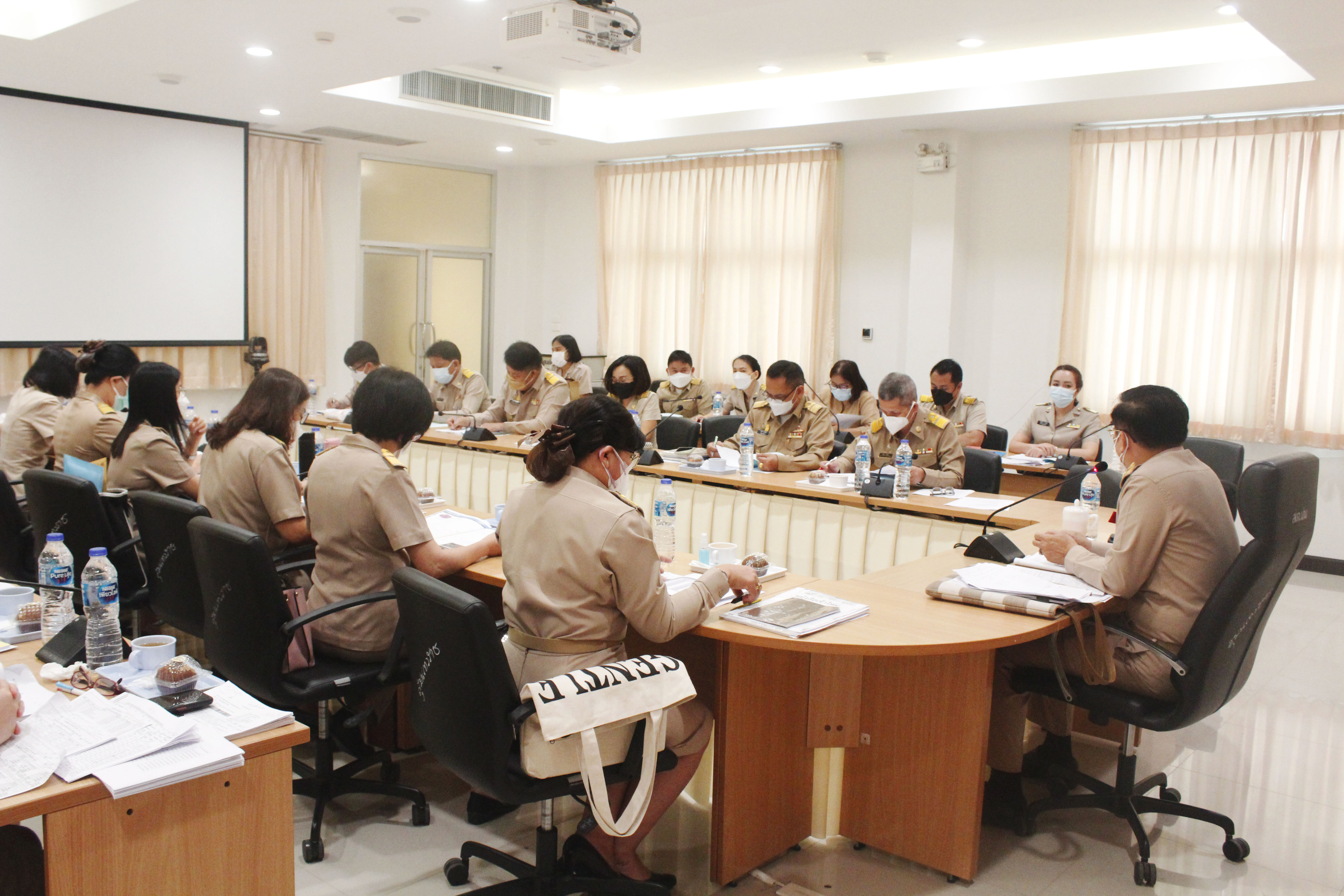 @ที่นี่เมืองน่าน@ พช.น่าน ประชุมพัฒนาการอำเภอและนักวิชาการพัฒนาชุมชนจังหวัดน่าน ครั้งที่ 5/2565