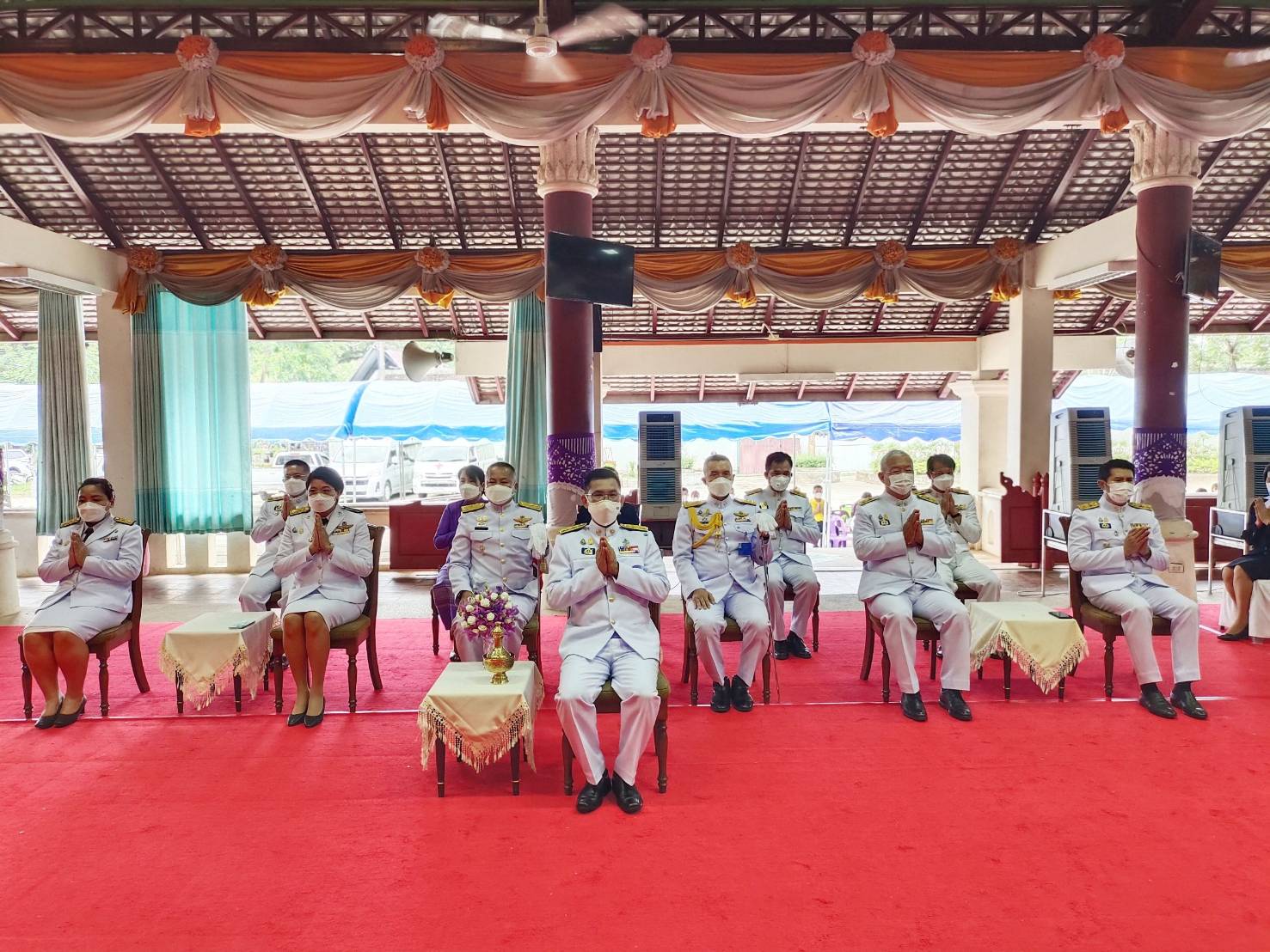 จังหวัดน่าน ประกอบพิธีทำบุญตักบาตรถวายเป็นพระราชกุศล เฉลิมพระเกียรติสมเด็จพระนางเจ้าสุทิดา พัชรสุธาพิมลลักษณ์ พระบรมราชินี เนื่องในโอกาสวันเฉลิมพระชนมพรรษา 44 พรรษา 3 มิถุนายน 2565