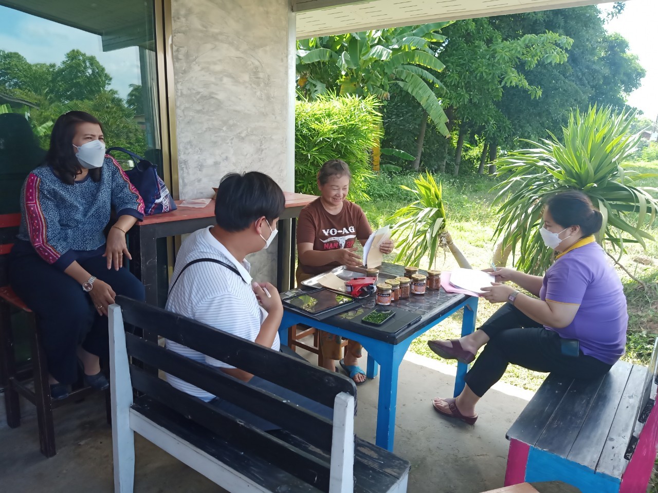 พช.น่าน ติดตามสนับสนุนการดำเนินงานตามโครงการส่งเสริมกระบวนการเครือข่ายองค์ความรู้ (Knowledge – Based OTOP : KBO) จังหวัดน่าน