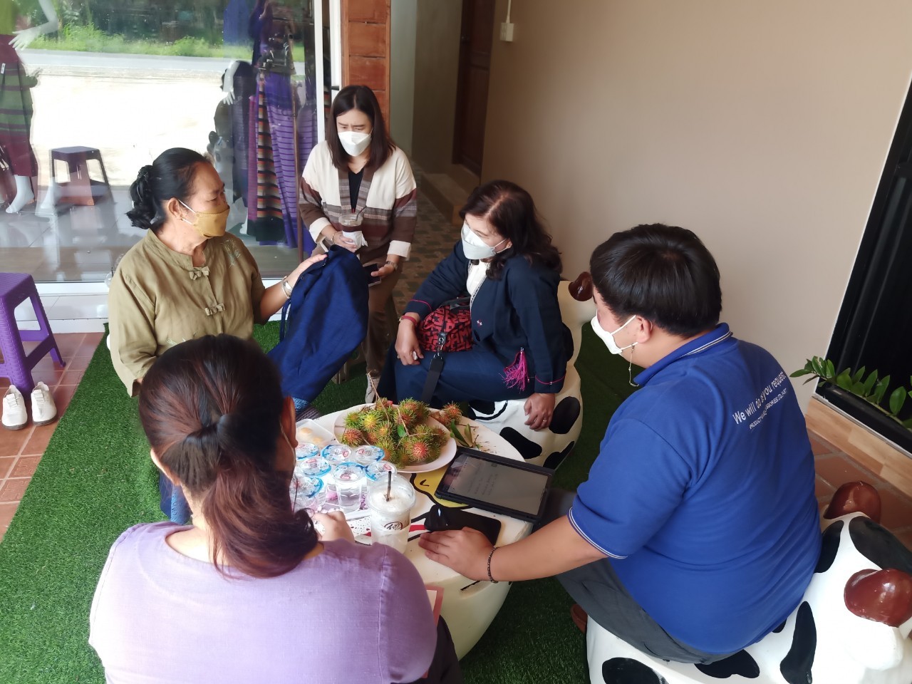 พช.น่าน ติดตามสนับสนุนการดำเนินงานตามโครงการส่งเสริมกระบวนการเครือข่ายองค์ความรู้ (Knowledge – Based OTOP : KBO) จังหวัดน่าน