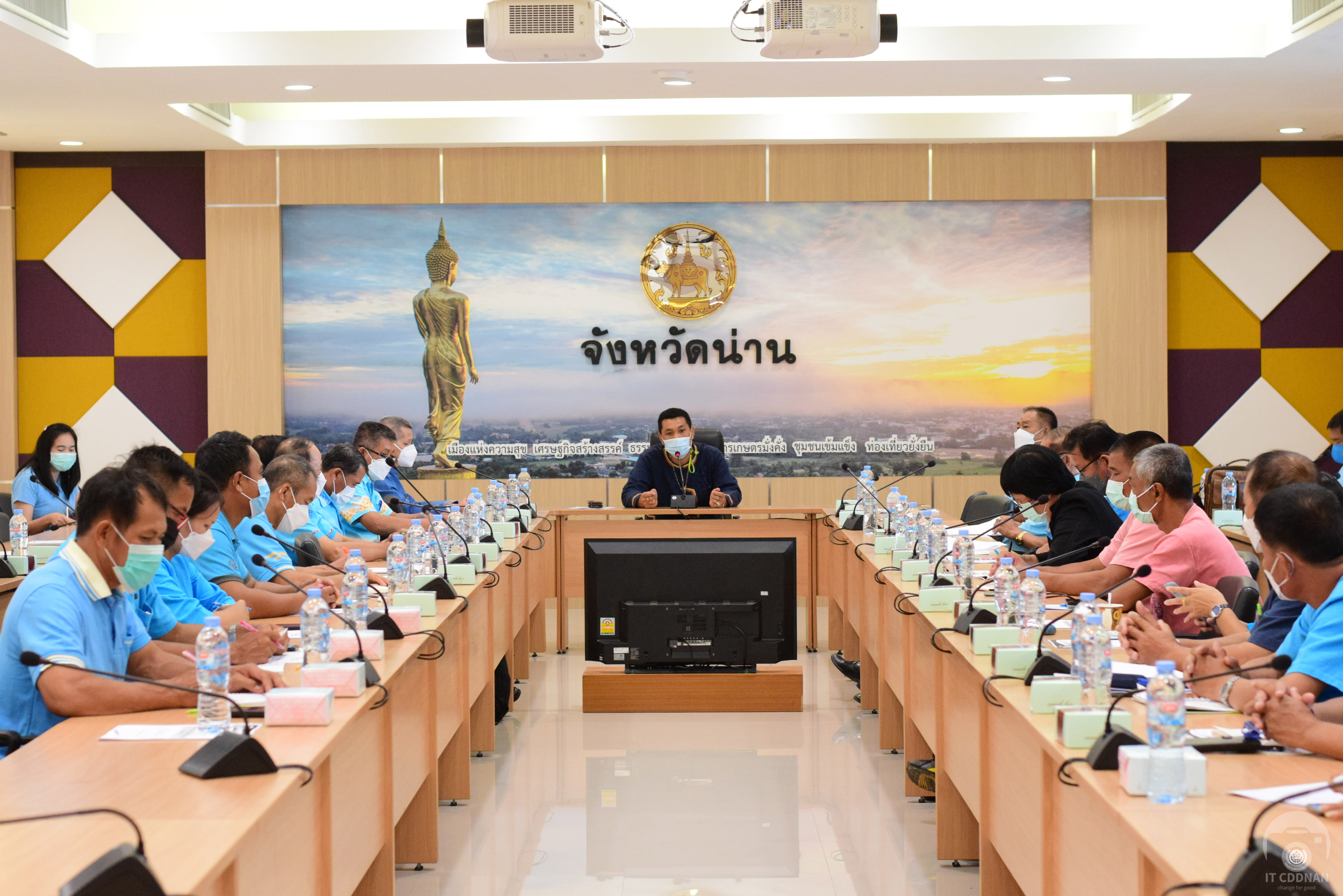 จังหวัดน่าน ดำเนินโครงการขับเคลื่อนงานกองทุนแม่ของแผ่นดินระดับจังหวัดน่าน ตามแผนปฏิบัติการด้านการป้องกันและปราบปรามยาเสพติด พ.ศ. 2565