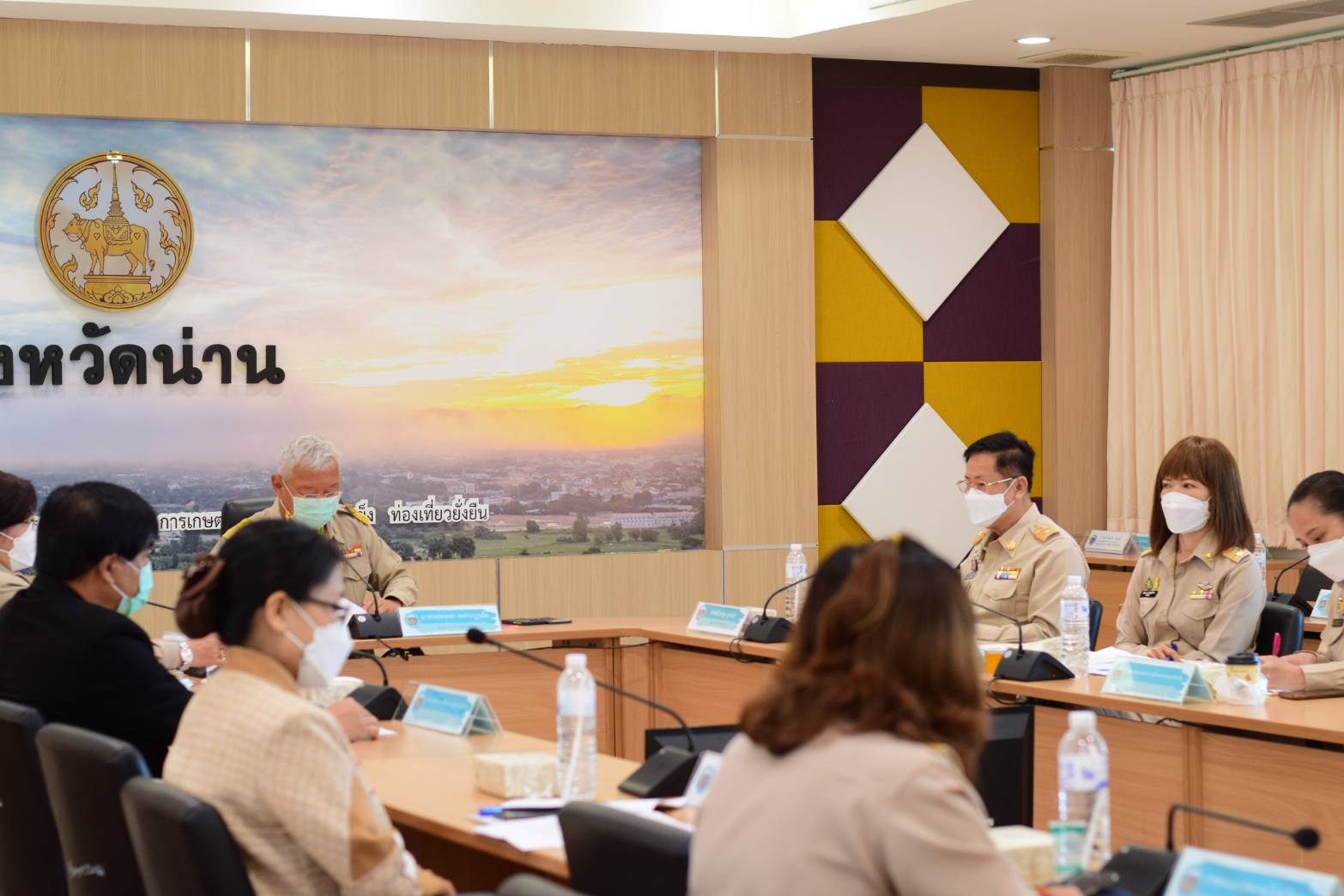 จังหวัดน่าน ประชุมคณะกรรมการประสานและขับเคลื่อนนโยบายสานพลังประชารัฐประจำจังหวัดน่าน ครั้งที่ 3 /2565