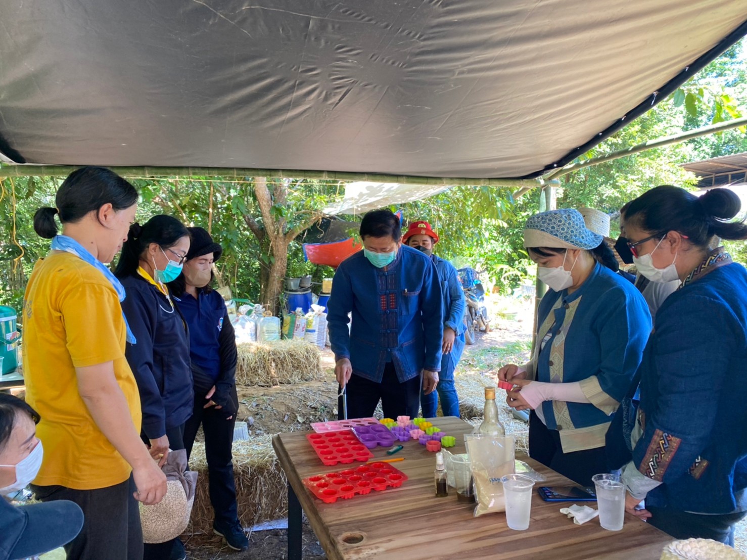 พช.น่าน ติดตามเยี่ยมชมแปลงโคกหนองนาโมเดล  ตามโครงการพัฒนาพื้นที่ต้นแบบการพัฒนาคุณภาพชีวิตตามหลักทฤษฎีใหม่ ประยุกต์สู่ “โคก หนอง นา โมเดล”