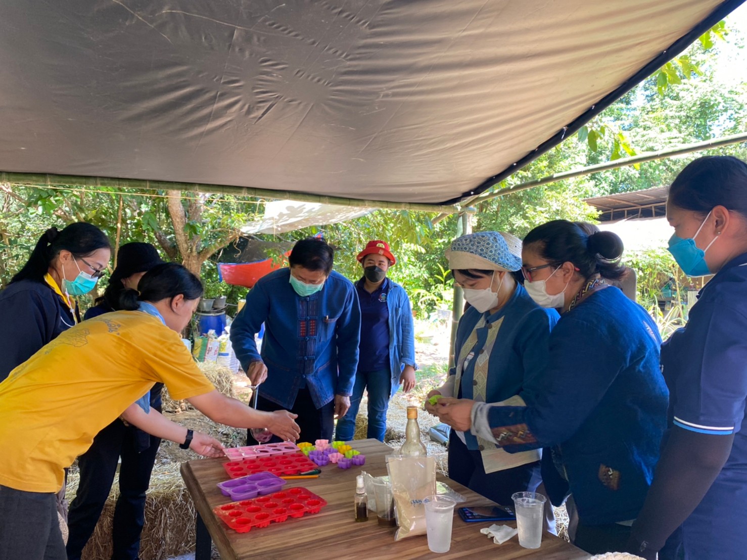 พช.น่าน ติดตามเยี่ยมชมแปลงโคกหนองนาโมเดล  ตามโครงการพัฒนาพื้นที่ต้นแบบการพัฒนาคุณภาพชีวิตตามหลักทฤษฎีใหม่ ประยุกต์สู่ “โคก หนอง นา โมเดล”