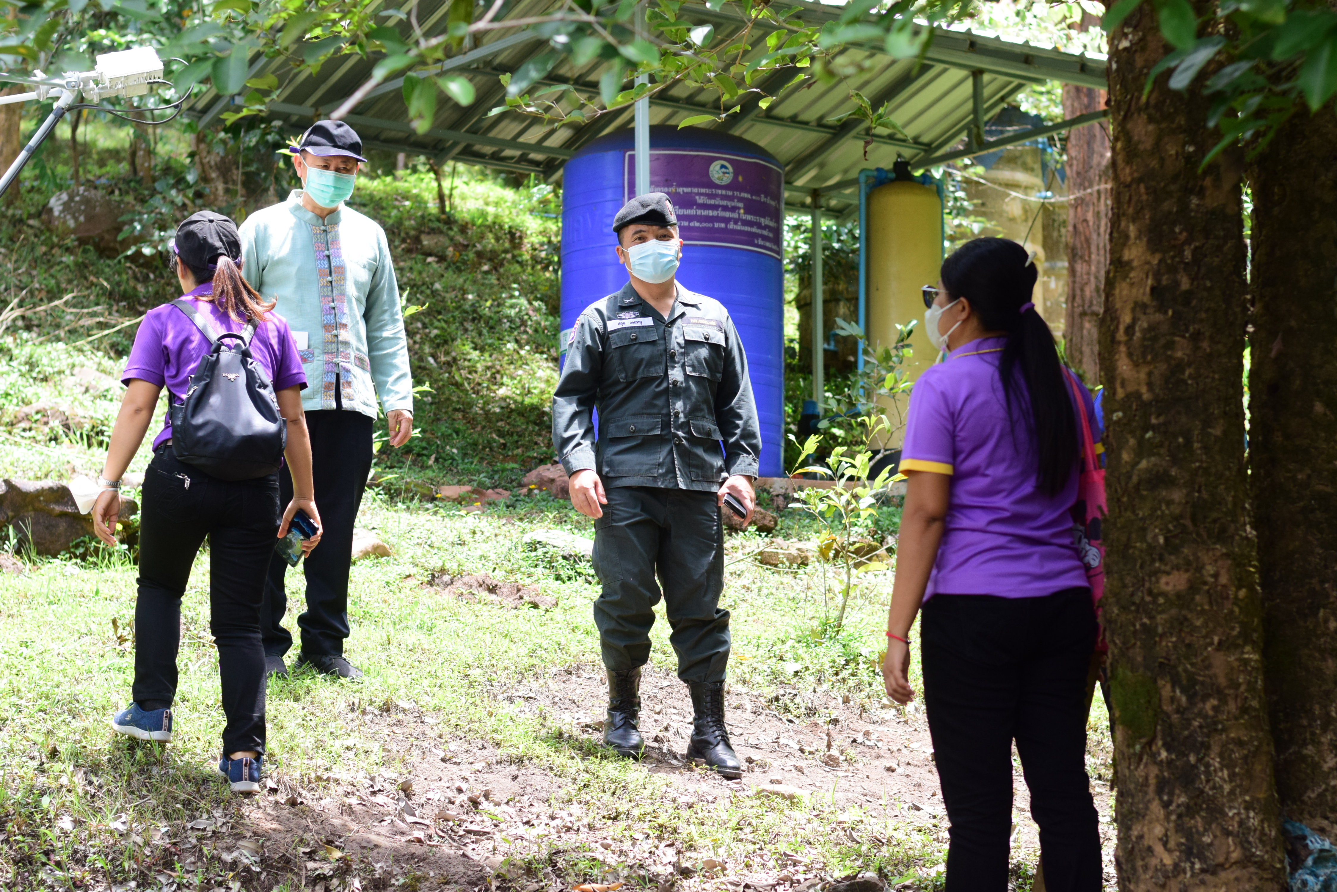 พช.น่าน ลงพื้นที่ติดตามการดำเนินงานโครงการส่งเสริมการมีส่วนร่วมของชุมชนในการขับเคลื่อนกิจกรรมตามหลักปรัชญาของเศรษฐกิจพอเพียง พื้นที่อำเภอบ่อเกลือ จังหวัดน่าน