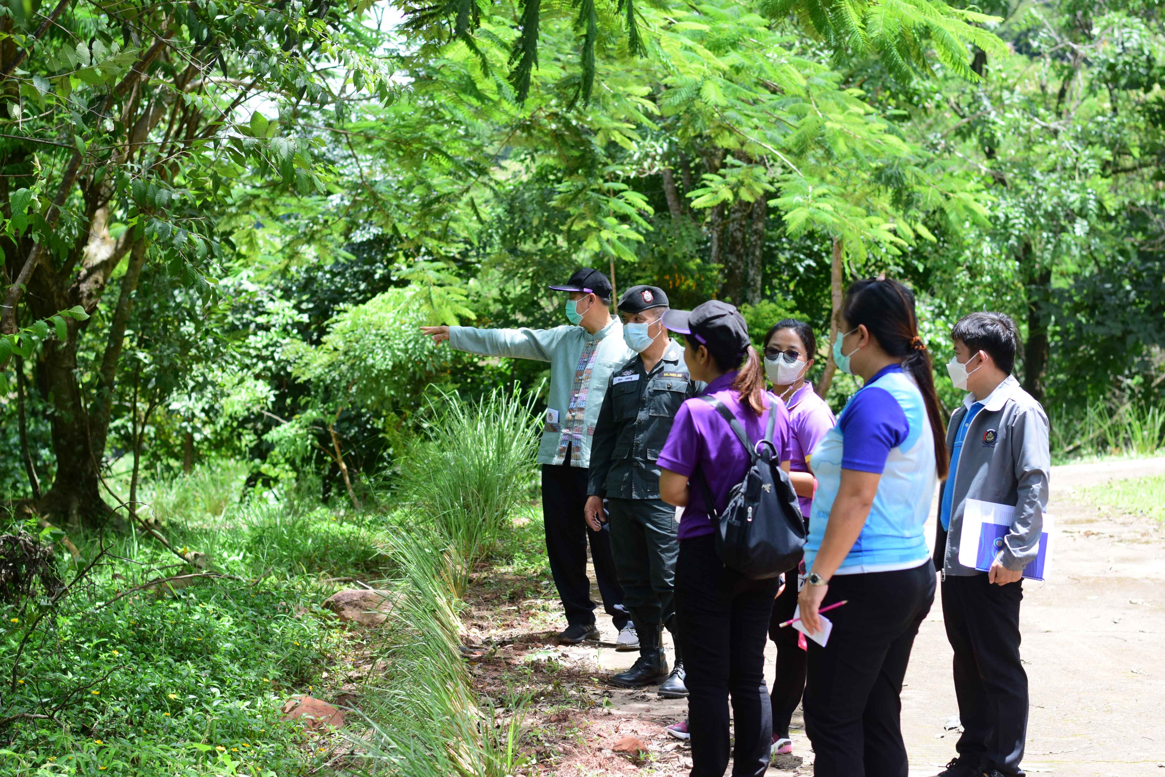 พช.น่าน ลงพื้นที่ติดตามการดำเนินงานโครงการส่งเสริมการมีส่วนร่วมของชุมชนในการขับเคลื่อนกิจกรรมตามหลักปรัชญาของเศรษฐกิจพอเพียง พื้นที่อำเภอบ่อเกลือ จังหวัดน่าน
