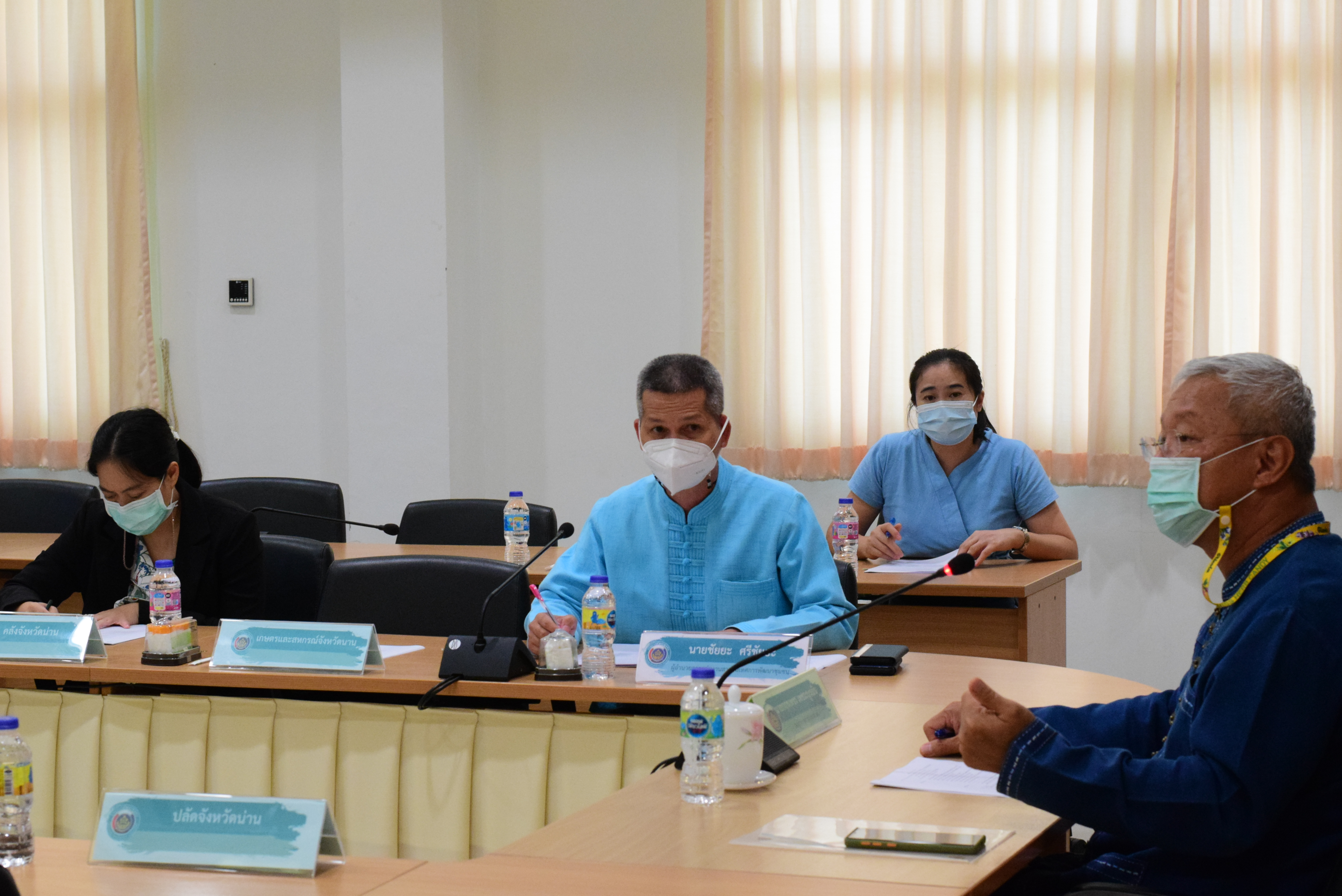 จังหวัดน่าน ประชุมคณะกรรมการอำนวยการดำเนินงานกองทุนพัฒนาคุณภาพชีวิตสร้างความมั่นคงในที่อยู่อาศัย “ซ่อมบ้าน สร้างสุข แก้จนคนน่าน”