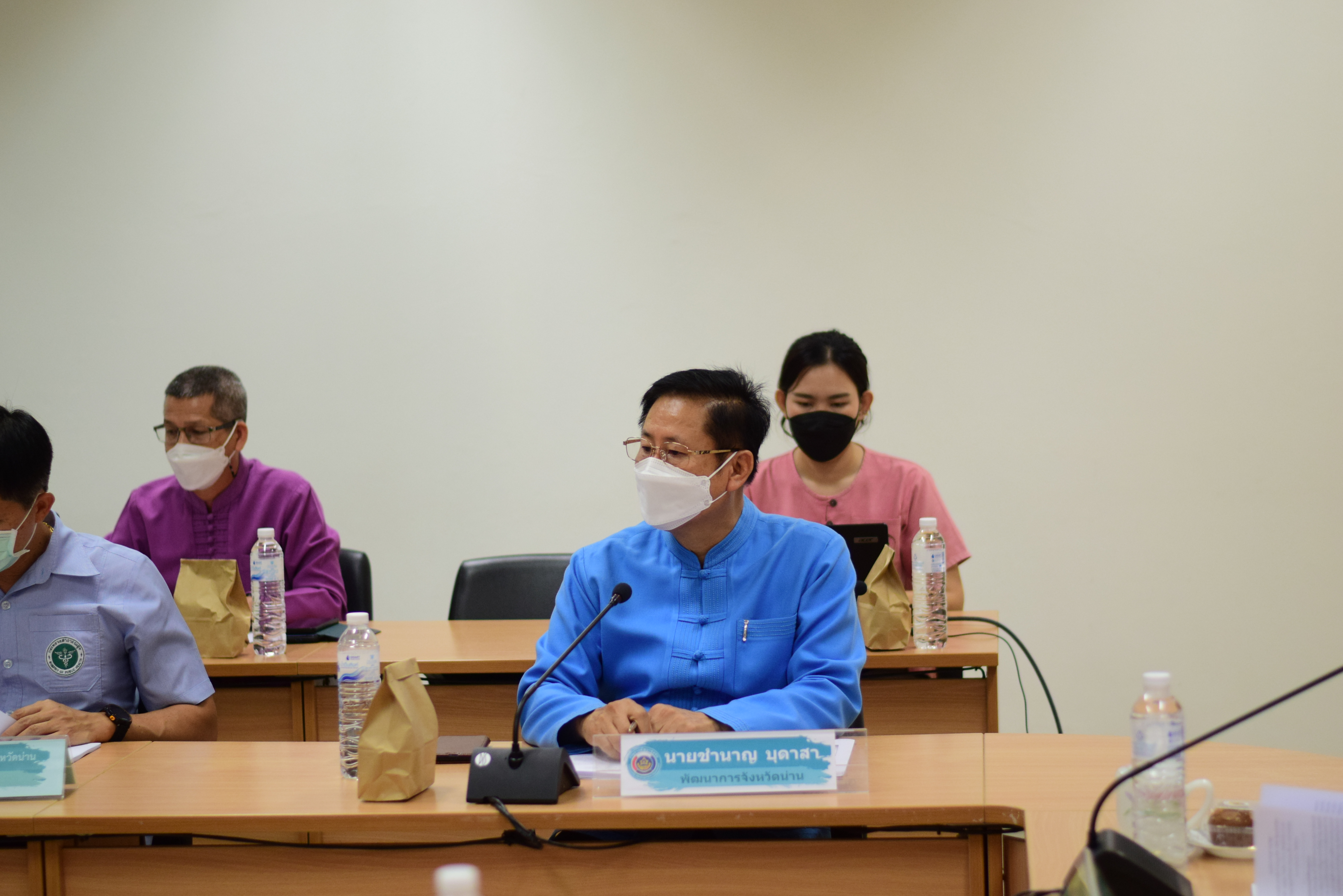 จังหวัดน่าน ประชุมคณะทำงานบริหารการจัดเก็บข้อมูลเพื่อการพัฒนาชุมชนระดับจังหวัดน่าน ครั้งที่  1/2565