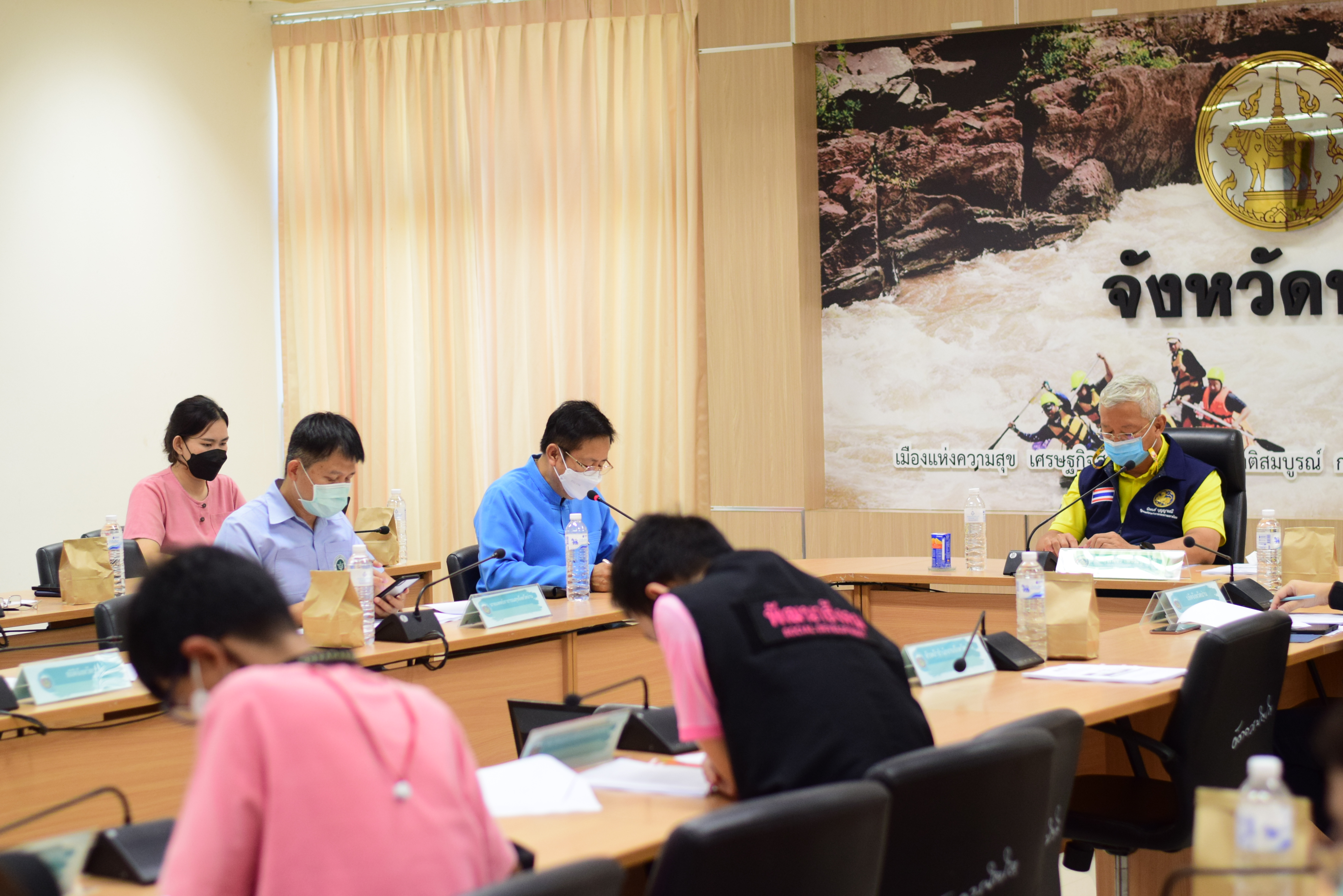 จังหวัดน่าน ประชุมคณะทำงานบริหารการจัดเก็บข้อมูลเพื่อการพัฒนาชุมชนระดับจังหวัดน่าน ครั้งที่  1/2565