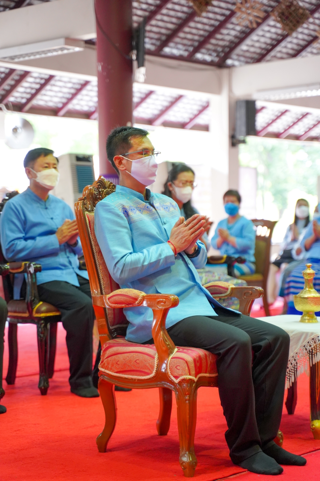 จังหวัดน่าน จัดพิธีเจริญพระพุทธมนต์ (ออนไลน์) ถวายเป็นพระราชกุศลแด่สมเด็จพระนางเจ้าสิริกิติ์ พระบรมราชินีนาถ พระบรมราชชนนีพันปีหลวง เนื่องในโอกาสมหามงคลเฉลิมพระชนมพรรษา 90 พรรษา 12  สิงหาคม พ.ศ.2565