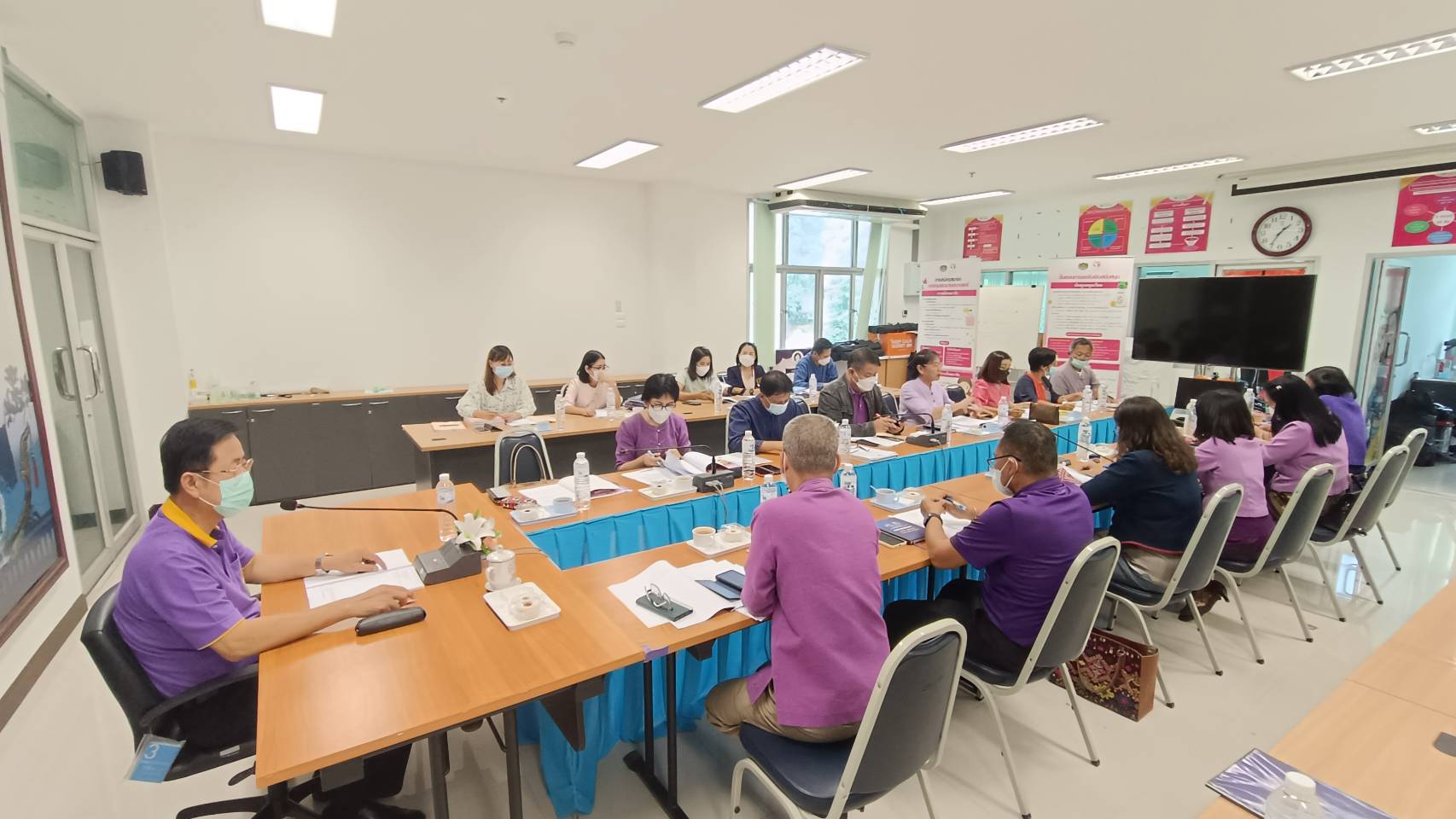 พช.น่าน ประชุมพัฒนาการอำเภอ ผู้อำนวยการกลุ่มงาน และนักวิชาการพัฒนาชุมชนจังหวัด ครั้งที่ 10/2565