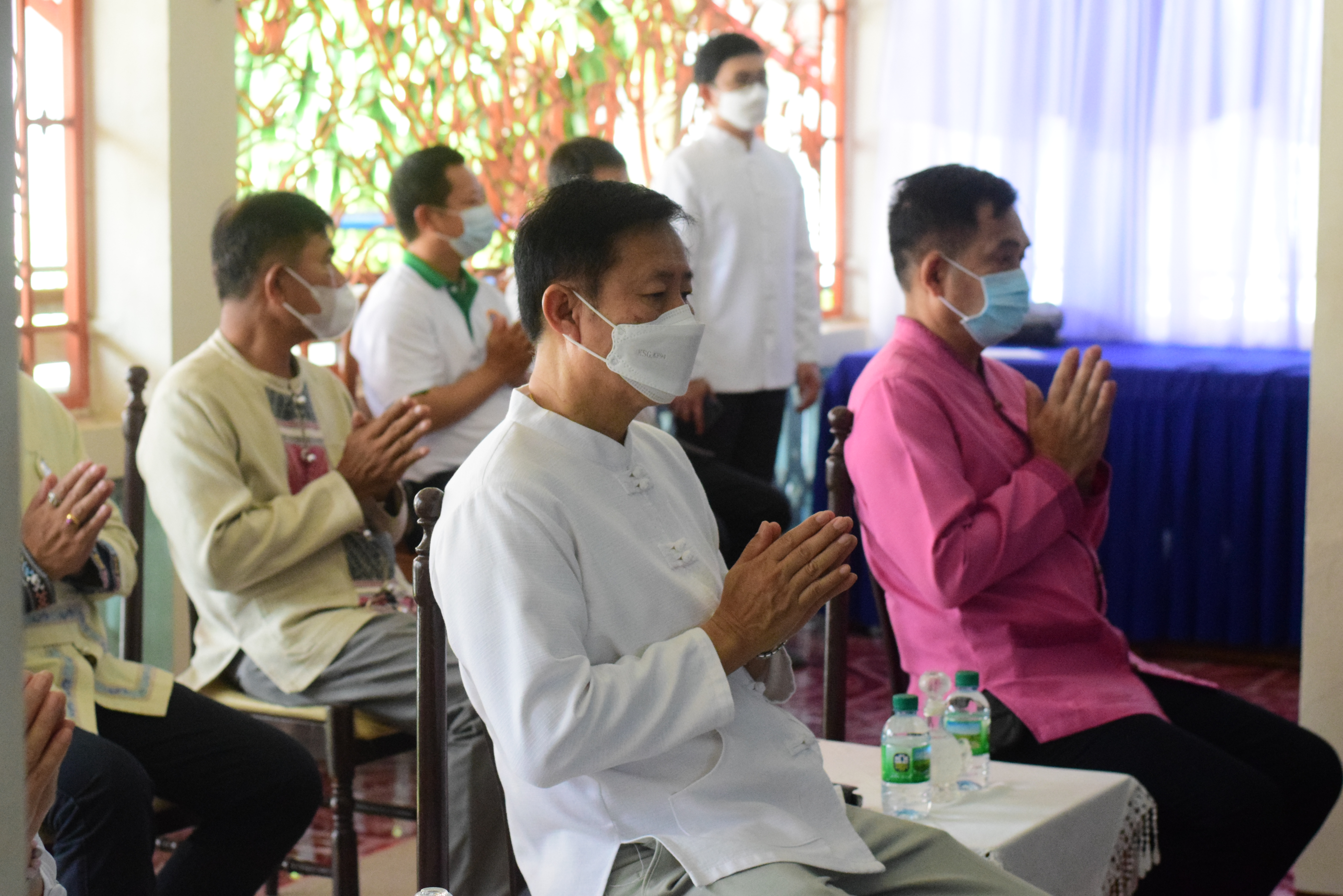 จังหวัดน่าน จัดพิธีทอดผ้าป่าสมทบกองทุนพัฒนาคุณภาพชีวิต สร้างความมั่นคงในที่อยู่อาศัย “ซ่อมบ้าน สร้างสุข แก้จนคนน่าน”