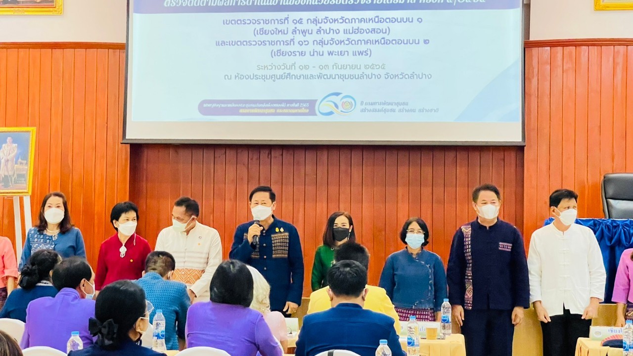 พช.น่าน ร่วมประชุมเชิงปฏิบัติการตรวจติดตามผลการดำเนินงานของหน่วยตรวจรับ รายไตรมาส ครั้งที่ 4/2565