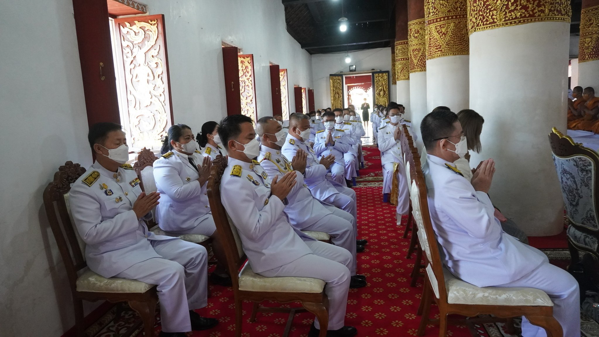 พระบาทสมเด็จพระเจ้าอยู่หัว ทรงพระกรุณาโปรดเกล้าฯ ให้ อัญเชิญผ้าพระกฐินพระราชทานถวาย ณ วัดบุญยืน พระอารามหลวง อำเภอเวียงสา จังหวัดน่าน