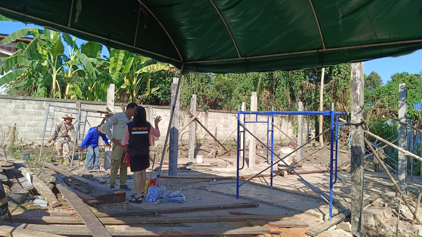 พช.น่าน ติดตามการดำเนินการสร้างบ้าน ครัวเรือนยากจน “ซ่อมบ้าน สร้างสุข แก้จนคนน่าน” พื้นที่อำเภอเวียงสา