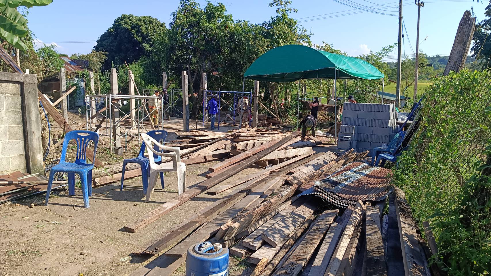 พช.น่าน ติดตามการดำเนินการสร้างบ้าน ครัวเรือนยากจน “ซ่อมบ้าน สร้างสุข แก้จนคนน่าน” พื้นที่อำเภอเวียงสา