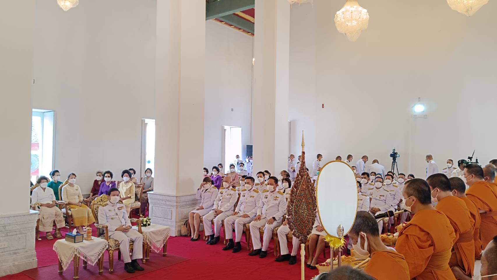 พช.น่าน ร่วมพิธีถวายผ้าพระกฐินพระราชทาน กรมการพัฒนาชุมชน ประจำปีพุทธศักราช 2565