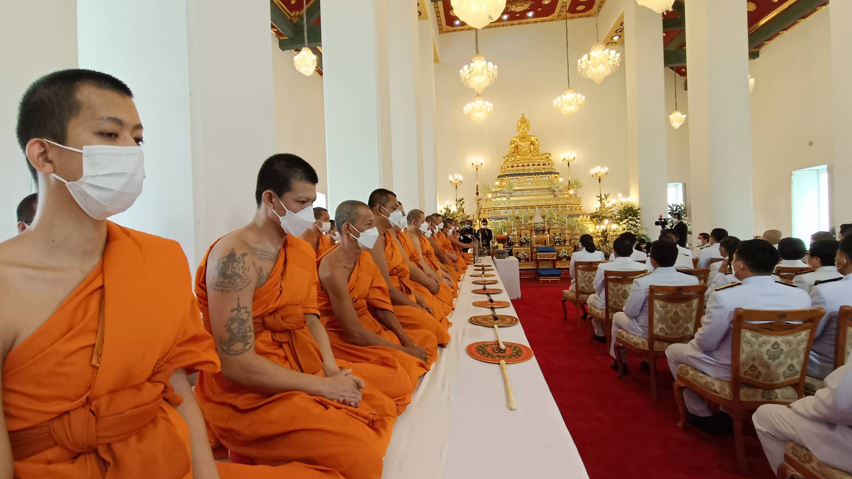 พช.น่าน ร่วมพิธีถวายผ้าพระกฐินพระราชทาน กรมการพัฒนาชุมชน ประจำปีพุทธศักราช 2565