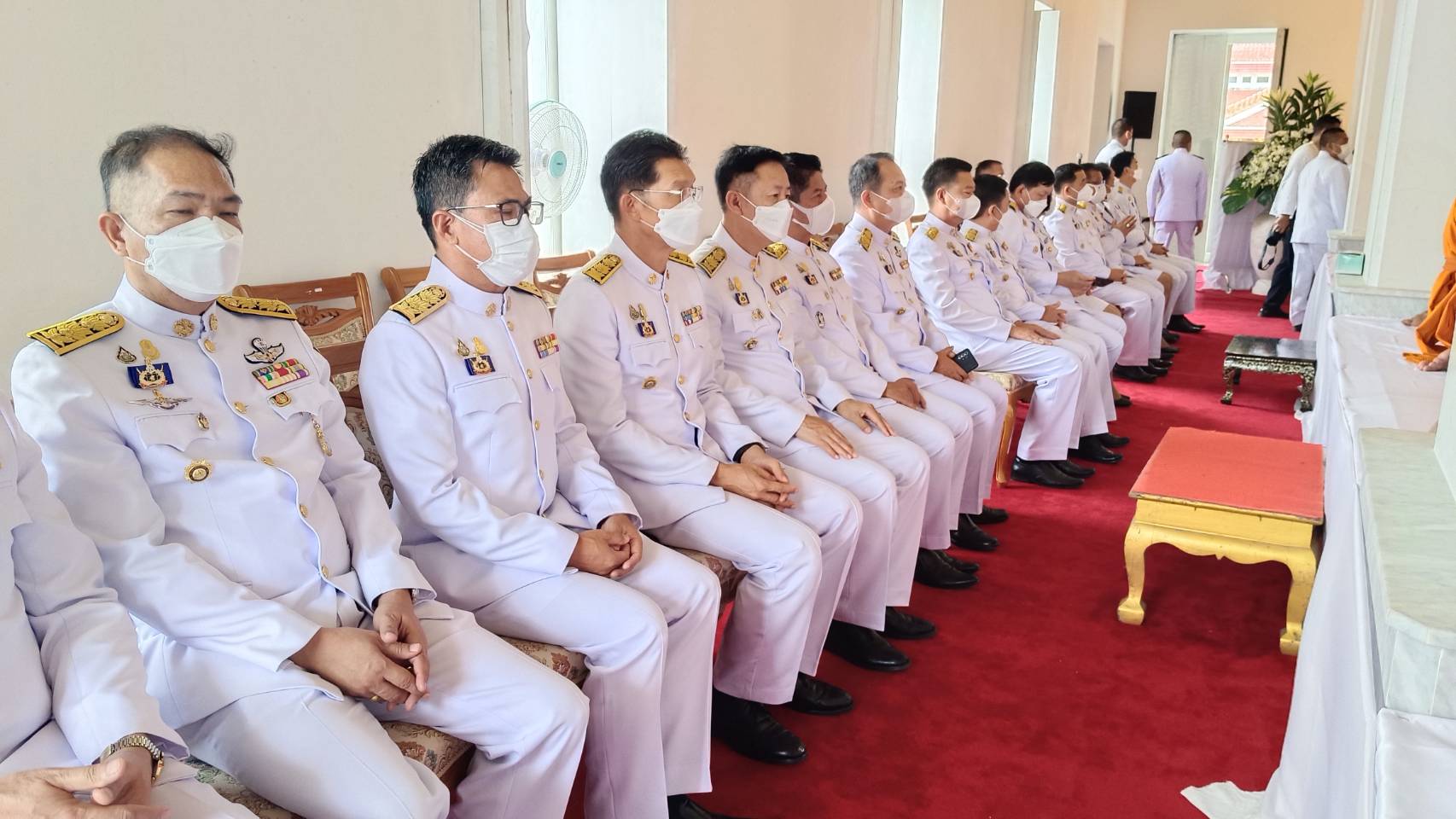 พช.น่าน ร่วมพิธีถวายผ้าพระกฐินพระราชทาน กรมการพัฒนาชุมชน ประจำปีพุทธศักราช 2565