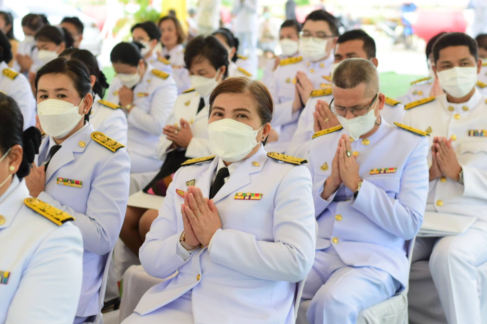 พช.น่าน ร่วมพิธีถวายผ้าพระกฐินพระราชทาน กรมการพัฒนาชุมชน ประจำปีพุทธศักราช 2565