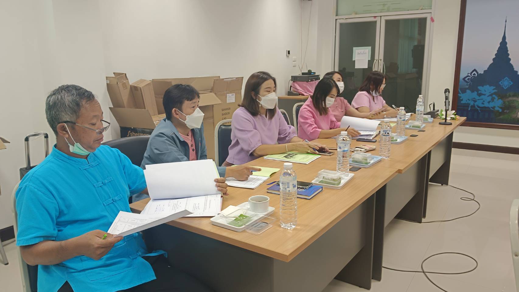 พช.น่าน ประชุมพัฒนาการอำเภอ และนักวิชาการพัฒนาชุมชนจังหวัด ครั้งที่ 12 /2565